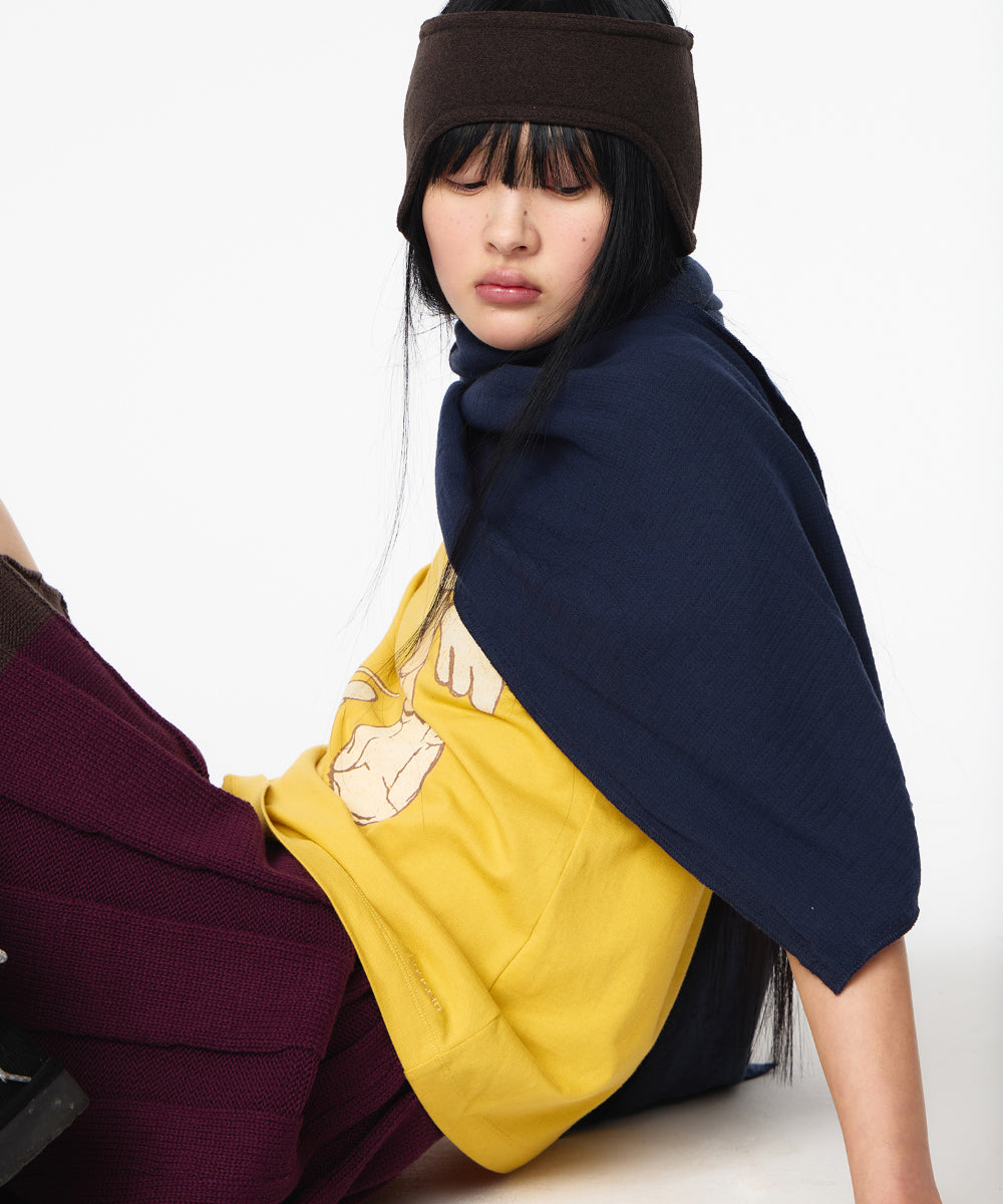 Coyseio - Teji Vintage Graphic T-Shirt (Yellow) product image 2 | TRAB K-Fashion Australia