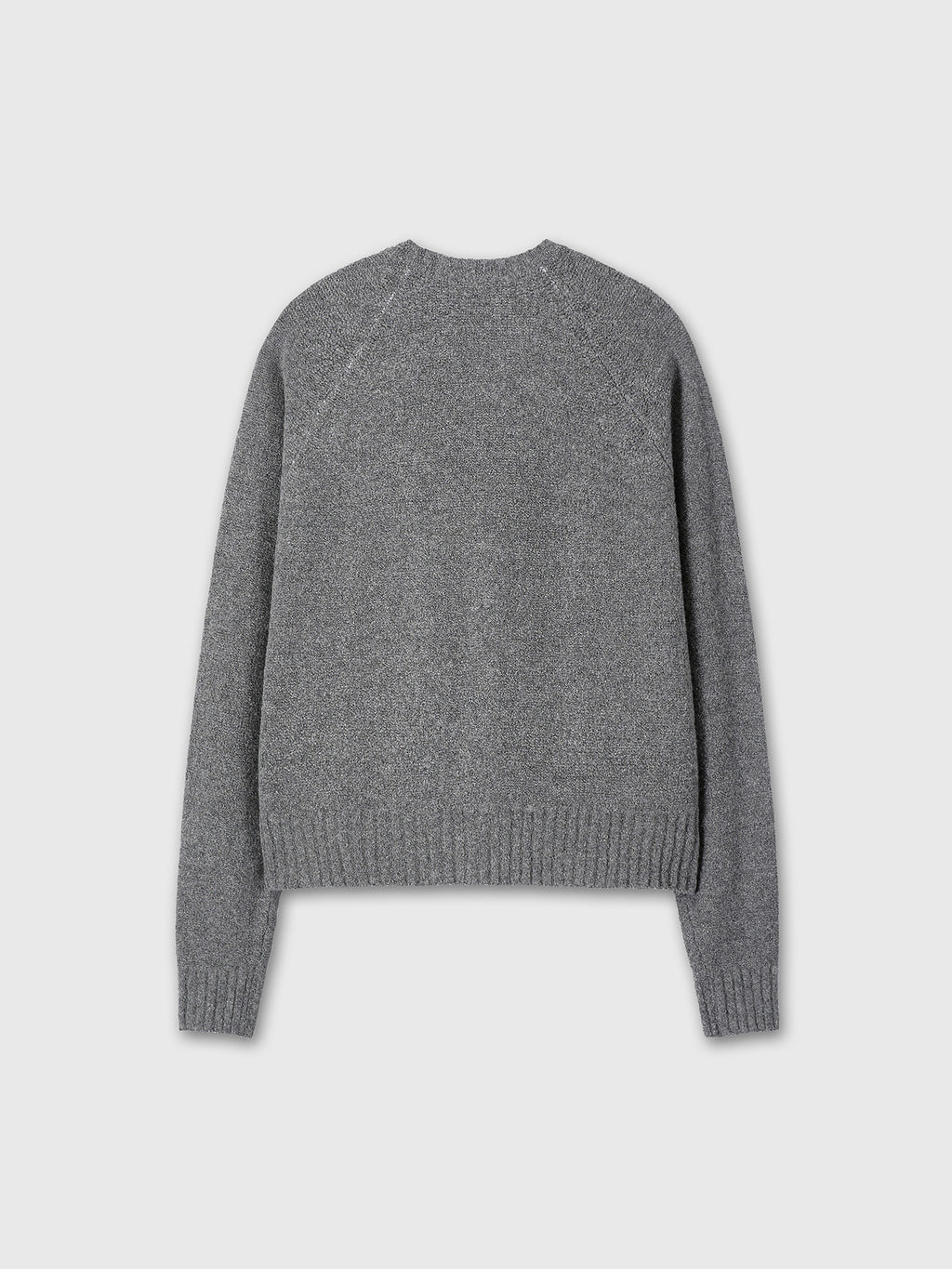 Tonywack - Placket Button Down Knit Cardigan (Melange Grey) product image 11 | TRAB K-Fashion Australia