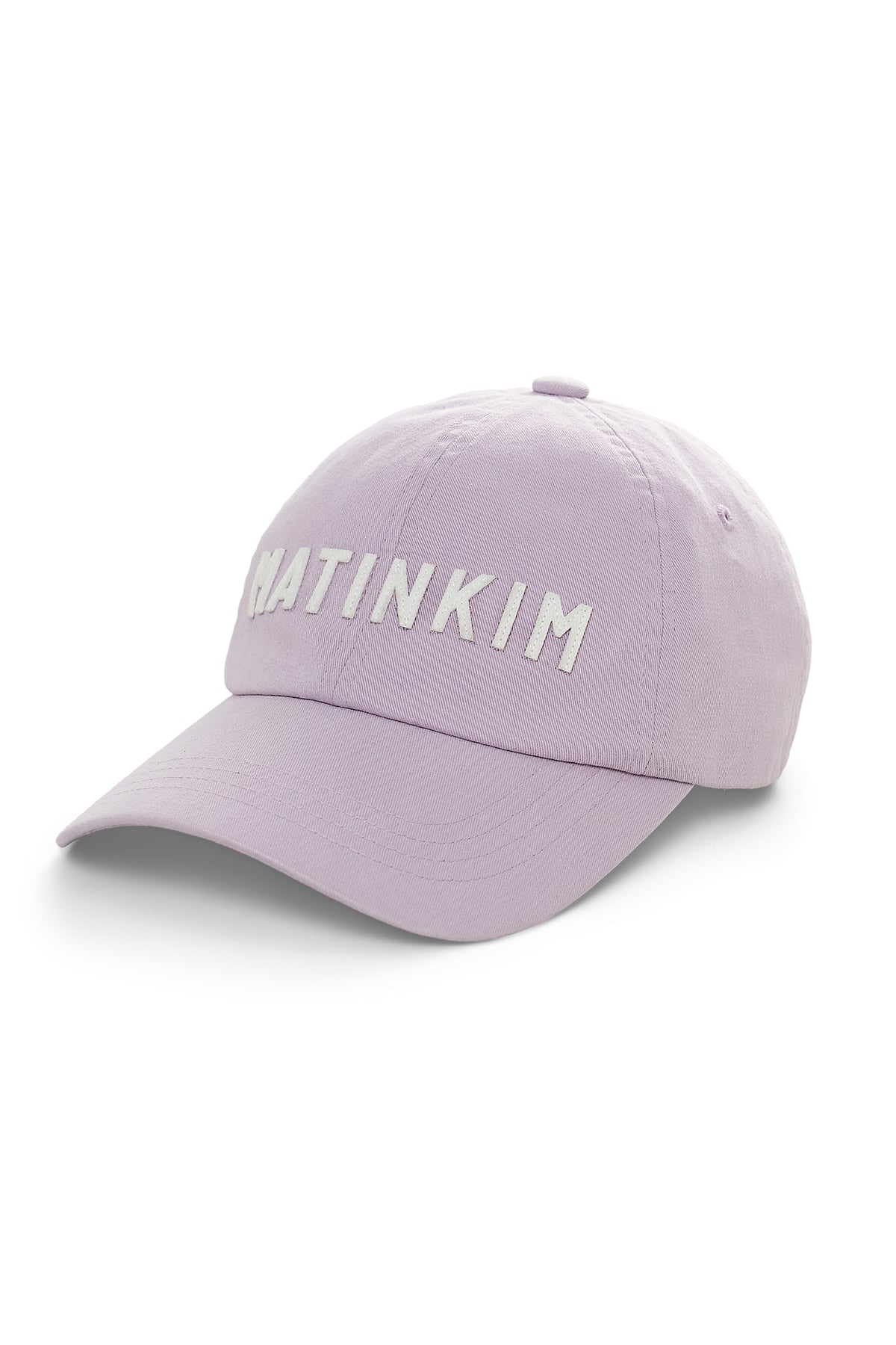 Matin Kim - Applique Felt Logo Ball Cap (Lilac) product image 5 | TRAB K-Fashion Australia