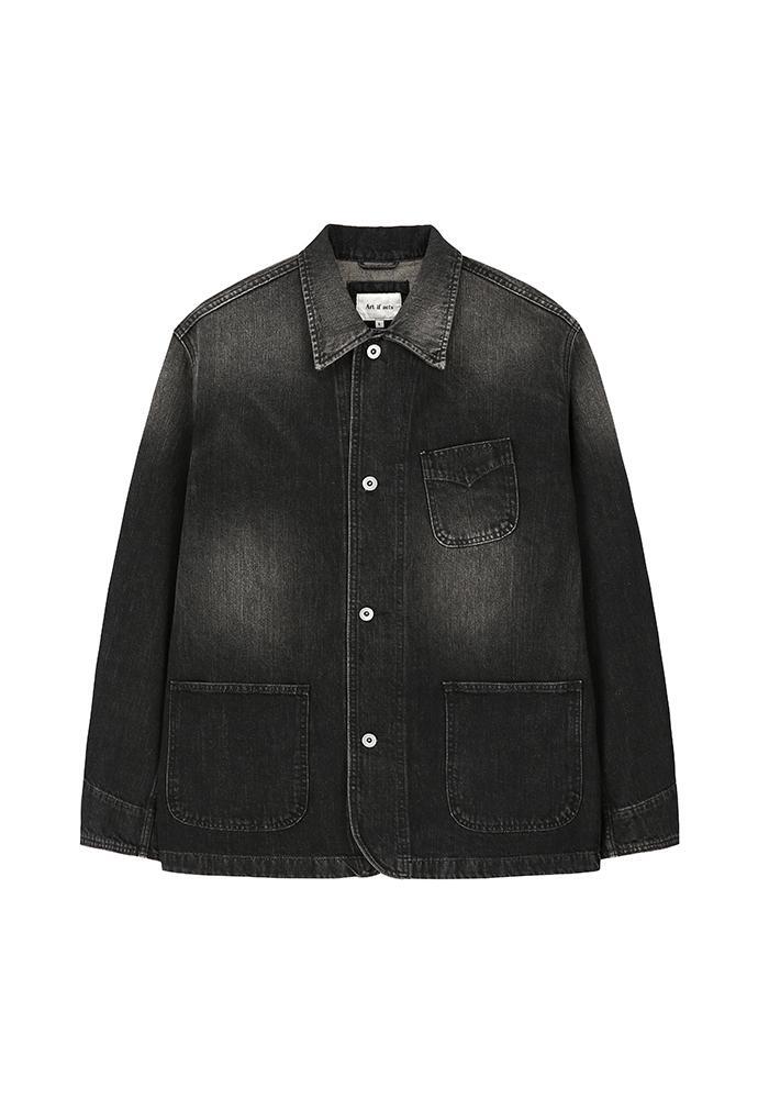 Art if acts - Denim Western Coverall Jacket (Used Black) product image 6 | TRAB K-Fashion Australia