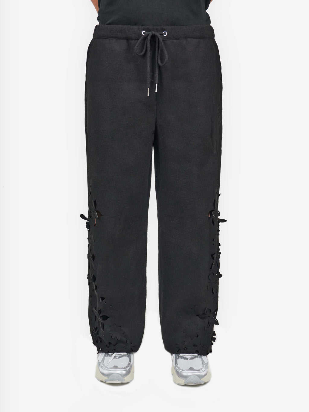 Juntae Kim - Laser-Cut Flower Jogger Pants (OC1) product image 1 | TRAB K-Fashion Australia