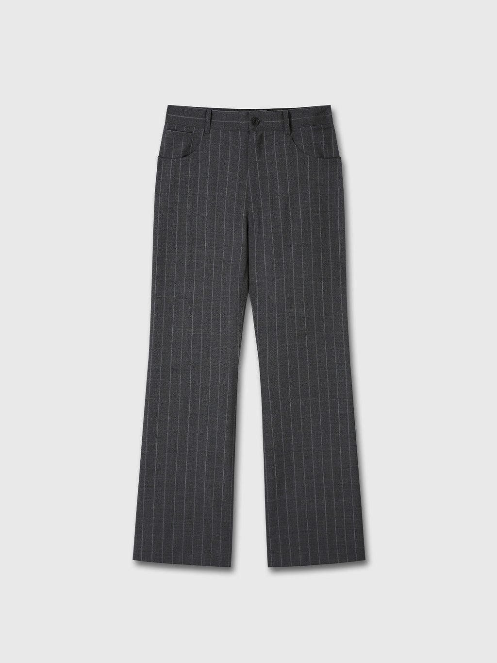 Tonywack - Striped Wool Flared-Leg Pants (Grey) product image 9 | TRAB K-Fashion Australia
