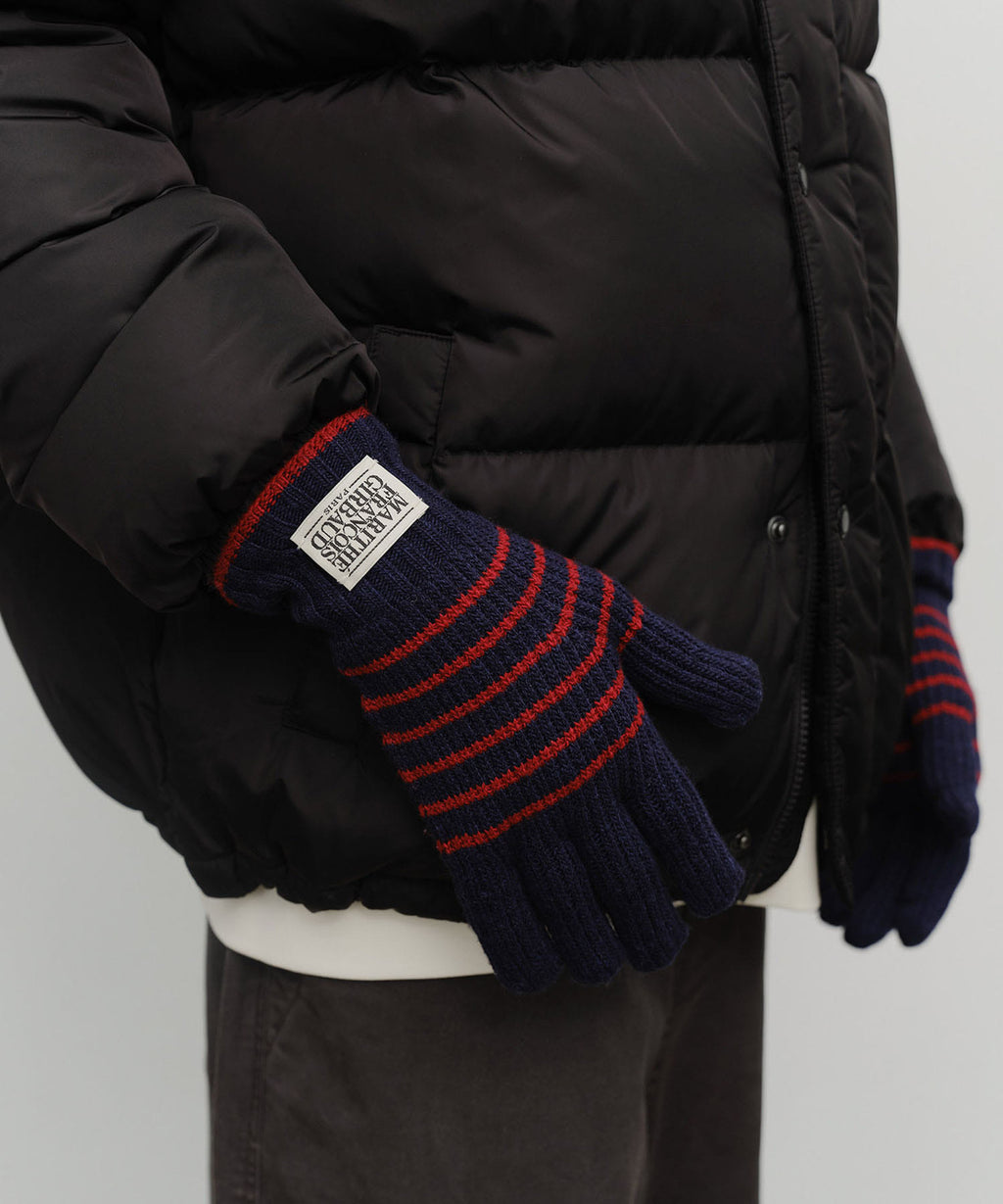 Marithe & Francois Girbaud - Classic Logo Glove (Navy) product image 6 | TRAB K-Fashion Australia