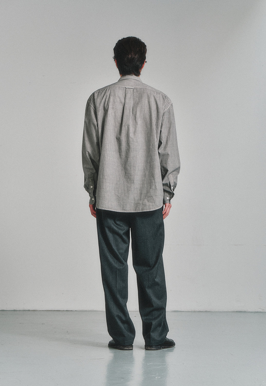 Art if acts - Pigment Dyed Stripe Shirt (Cliff) product image 4 | TRAB K-Fashion Australia