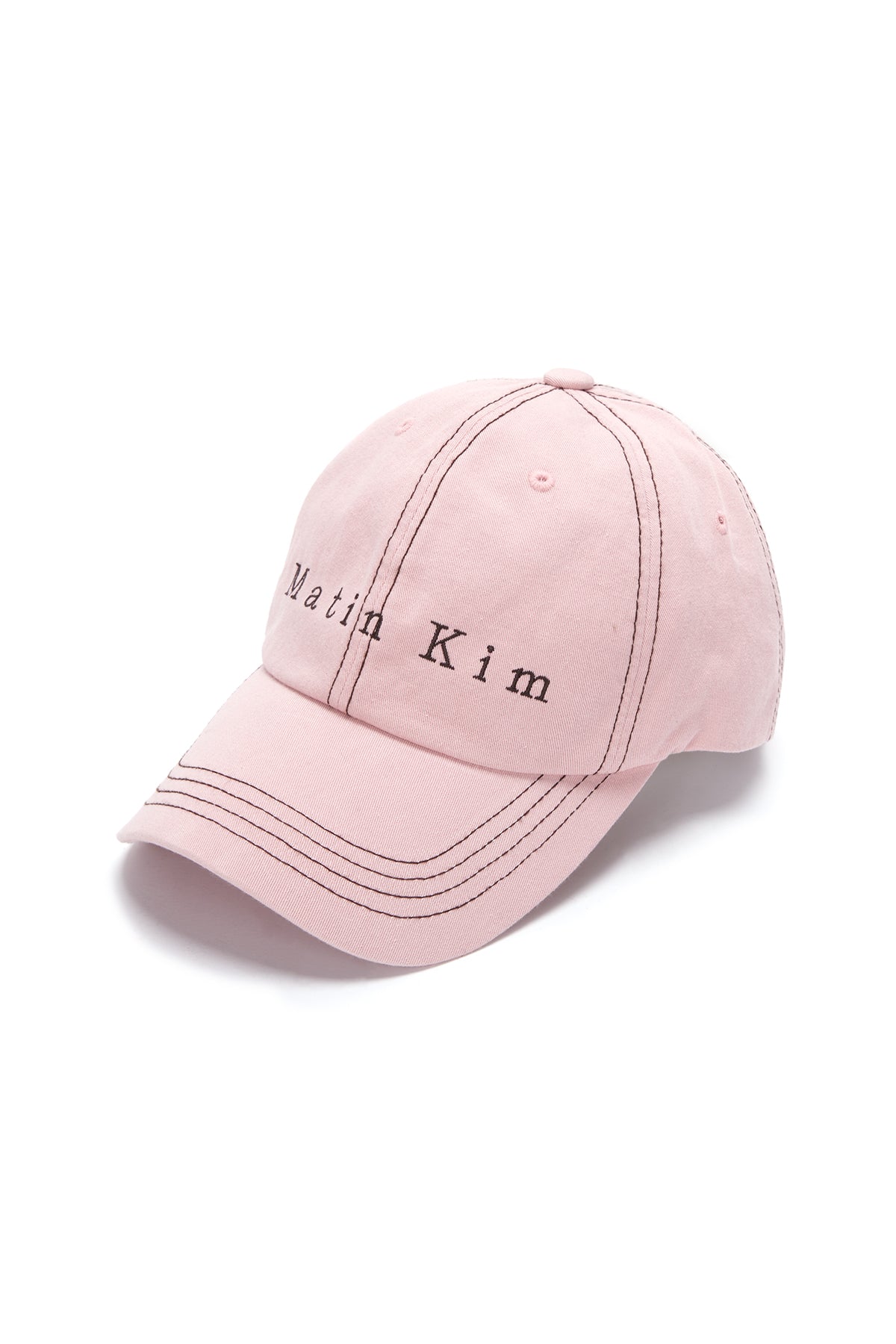 Matin Kim - Matin Stitch Ball Cap (Light Pink) product image 5 | TRAB K-Fashion Australia
