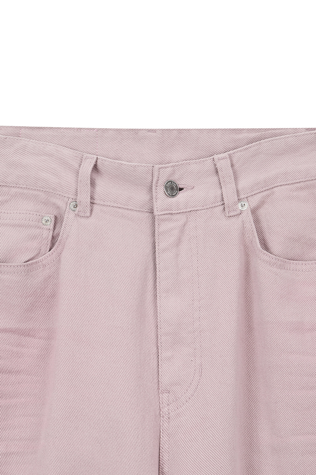 Matin Kim - Color Point Washed Denim Pants (Pink) product image 3 | TRAB K-Fashion Australia