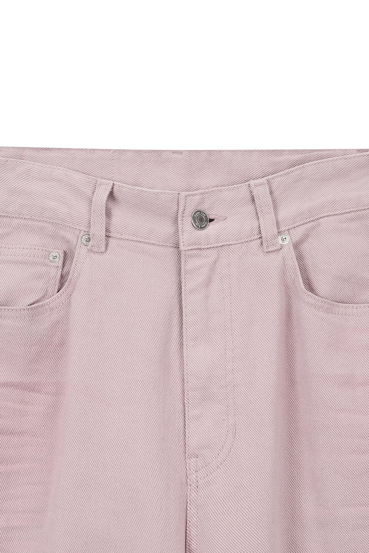 Matin Kim - Color Point Washed Denim Pants (Pink) product image 3 | TRAB K-Fashion Australia