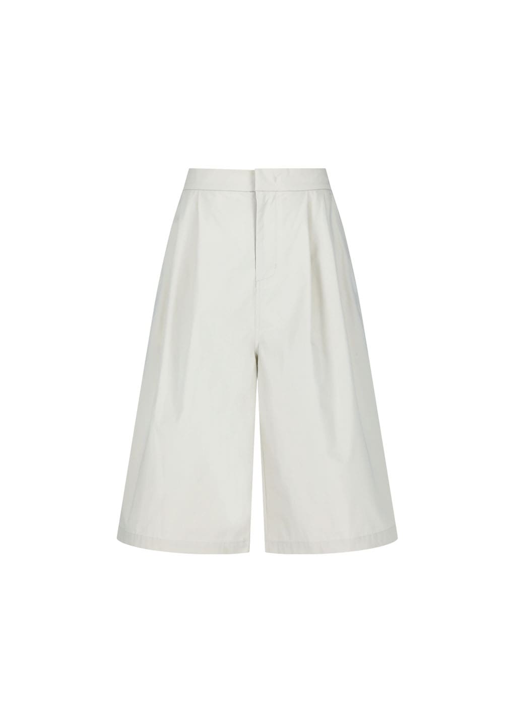 Amomento - Two Tuck Wide Shorts (Ivory) product image 2 | TRAB K-Fashion Australia
