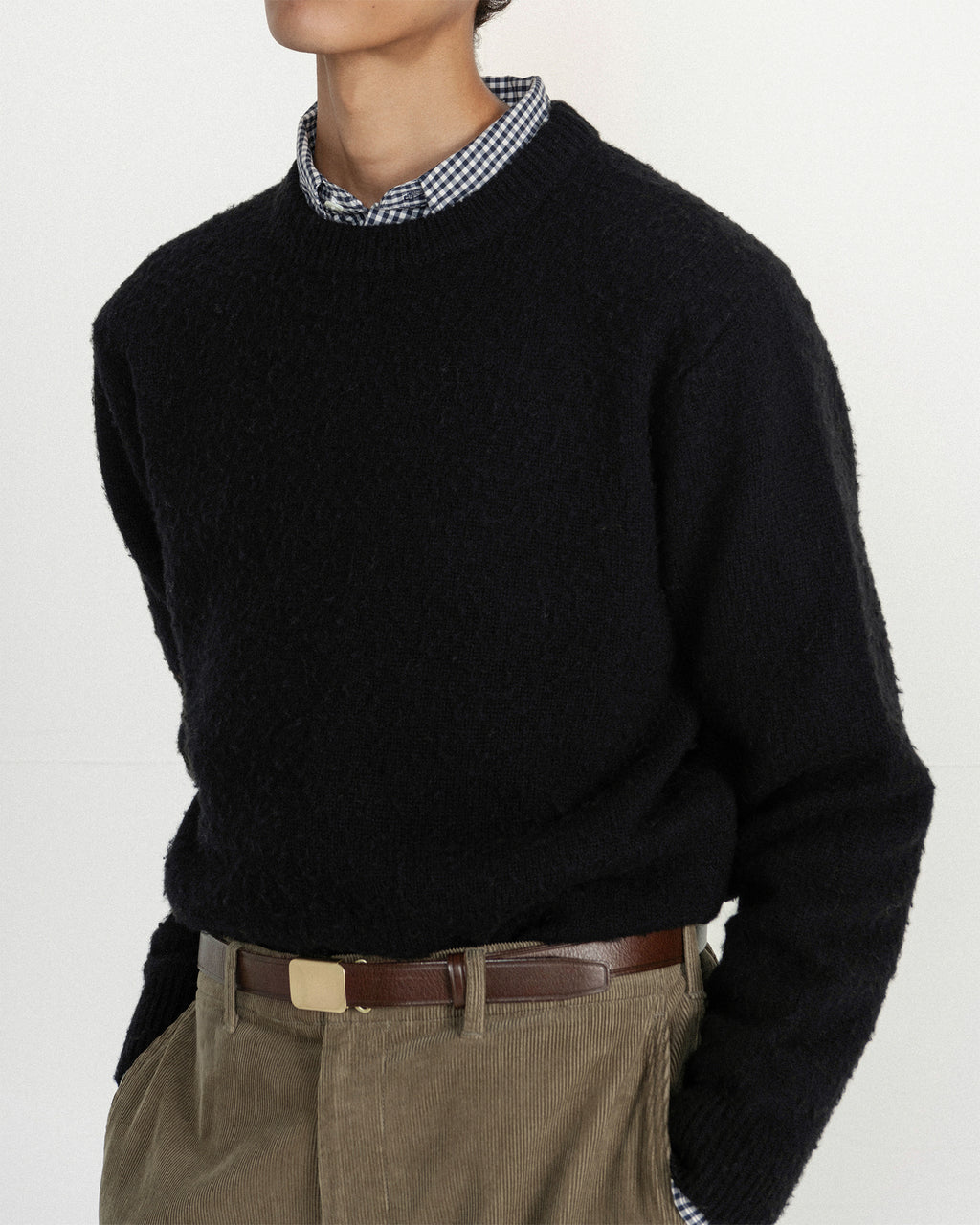 Brownyard - Brushed Sweater (Black) product image 4 | TRAB K-Fashion Australia