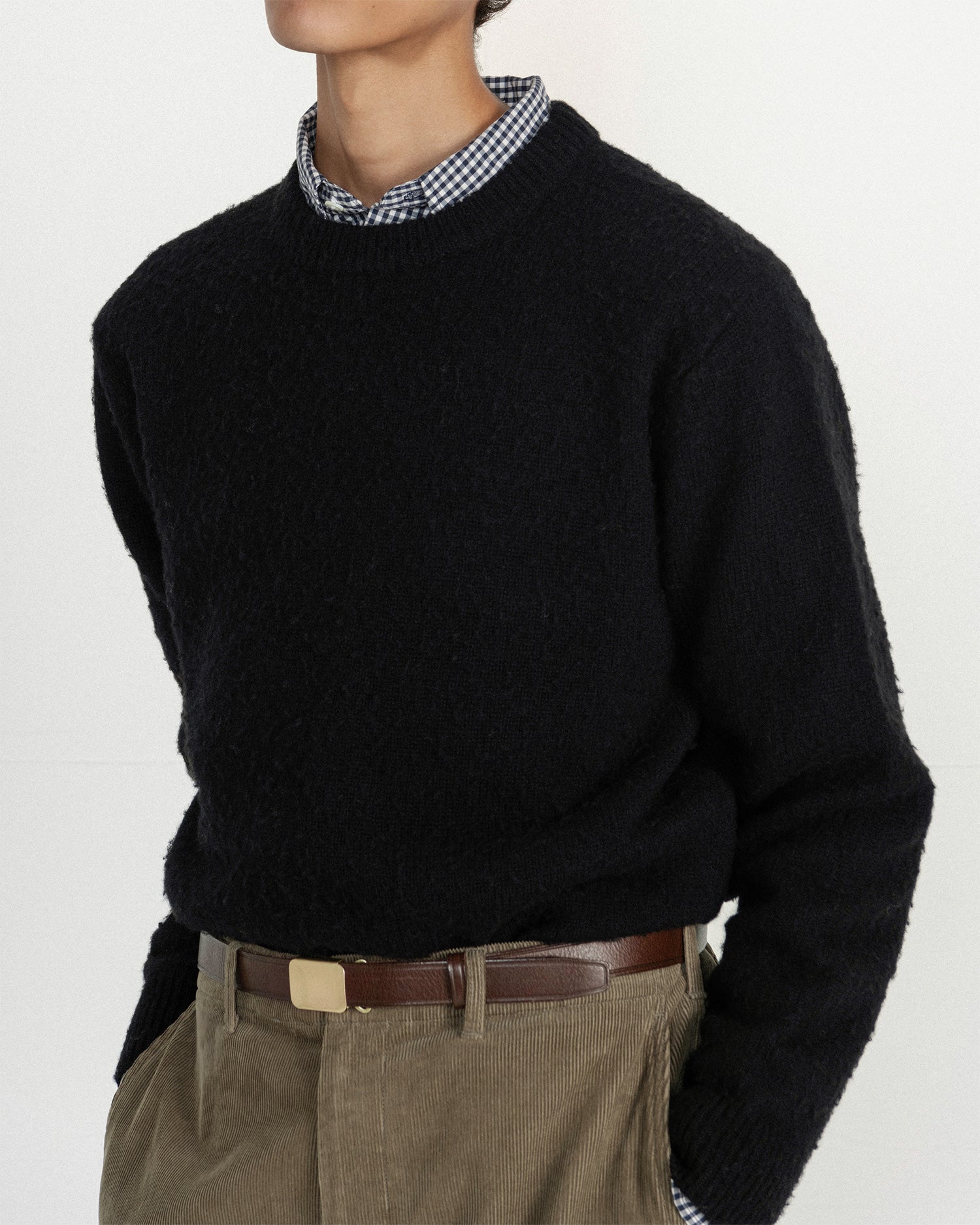 Brownyard - Brushed Sweater (Black) product image 4 | TRAB K-Fashion Australia