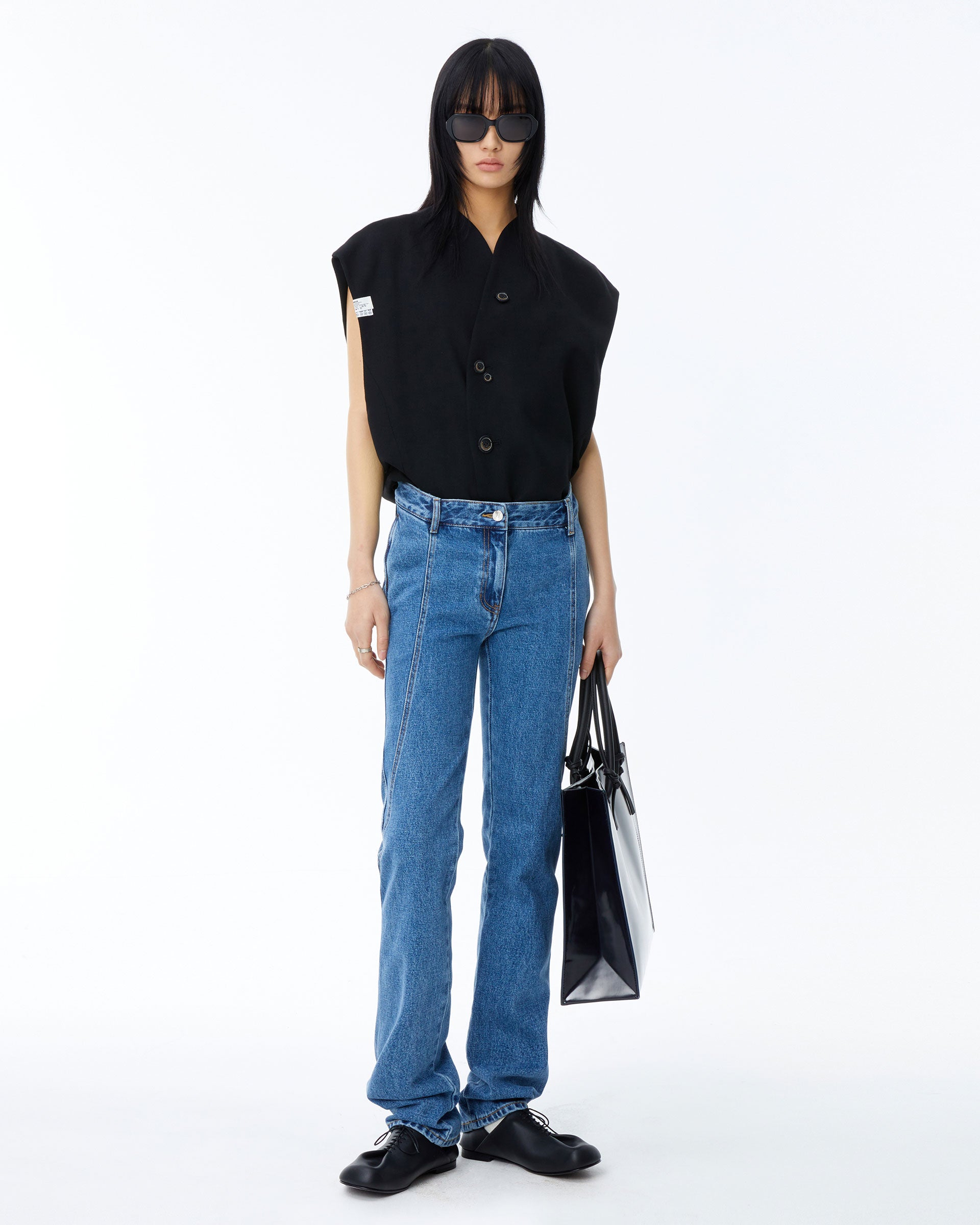 Ader Error - Aete vest (Noir) product image 1 | TRAB K-Fashion Australia