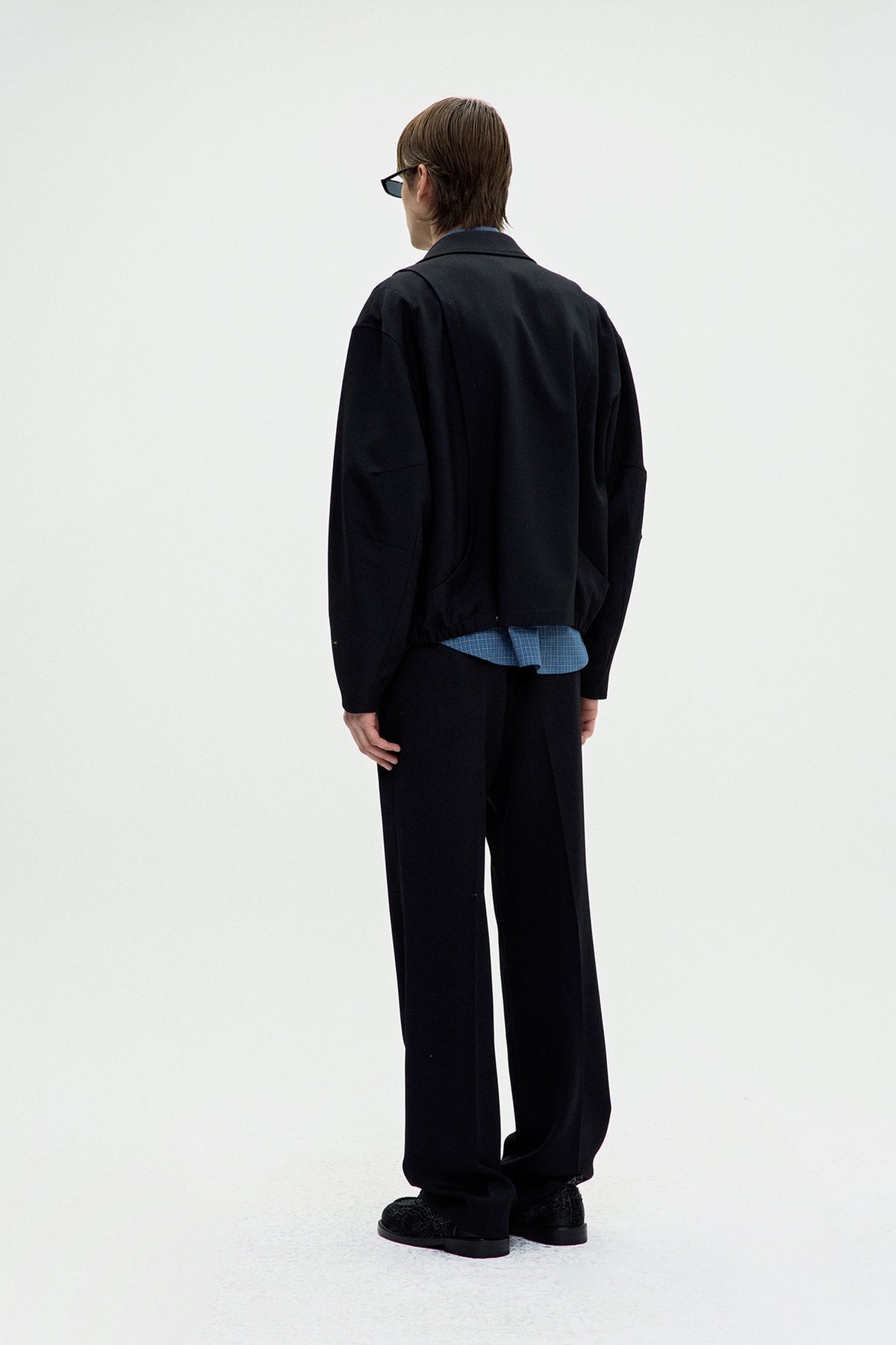 Coor - Wool-Blend Straight-Leg Trousers (Black) product image 4 | TRAB K-Fashion Australia