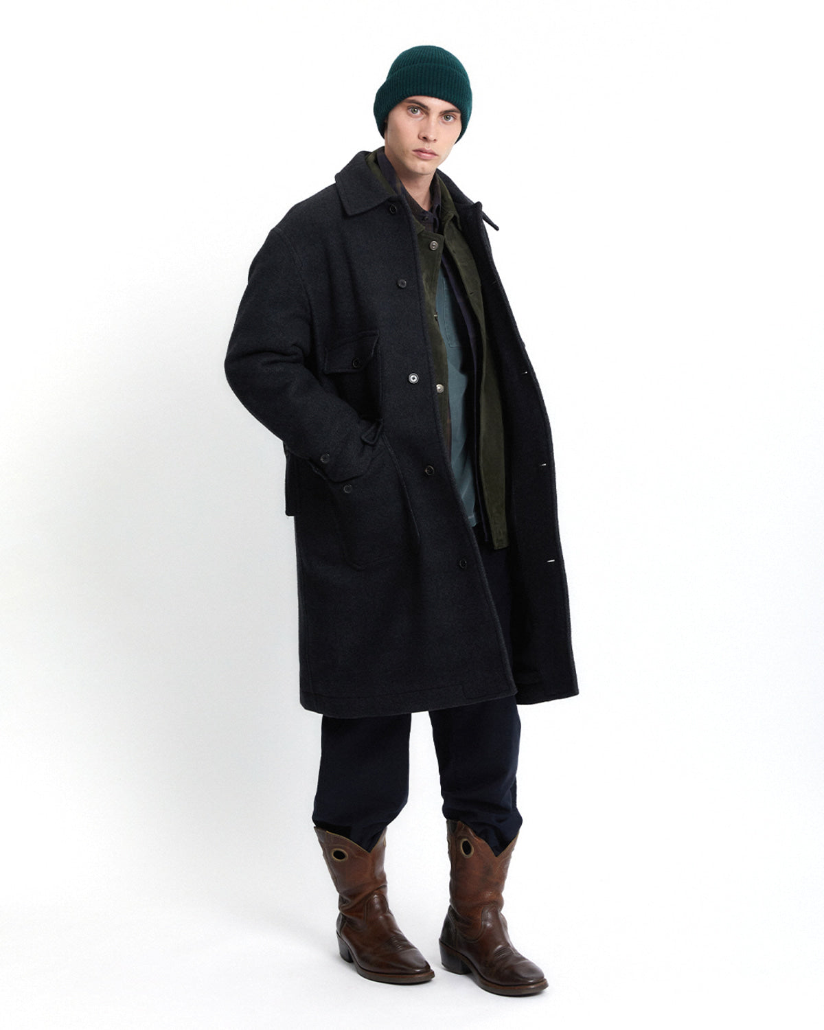 Eastlogue - Shooting Coat (Ash Black) product image 4 | TRAB K-Fashion Australia