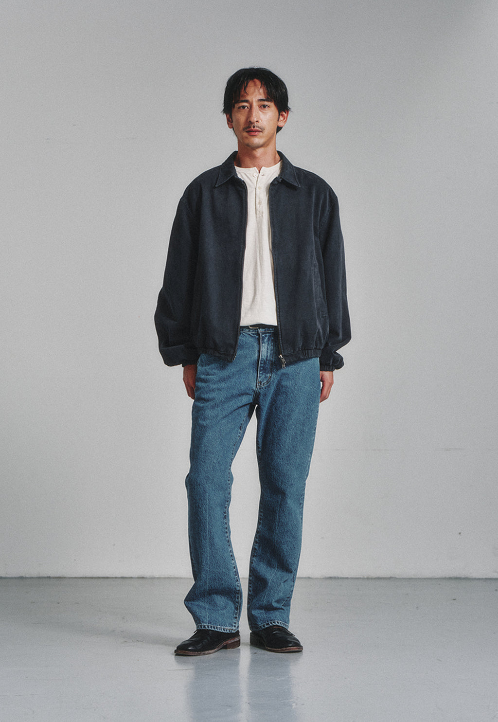 Art if acts - Washed Swing Jacket (Vintage Navy) product image 2 | TRAB K-Fashion Australia