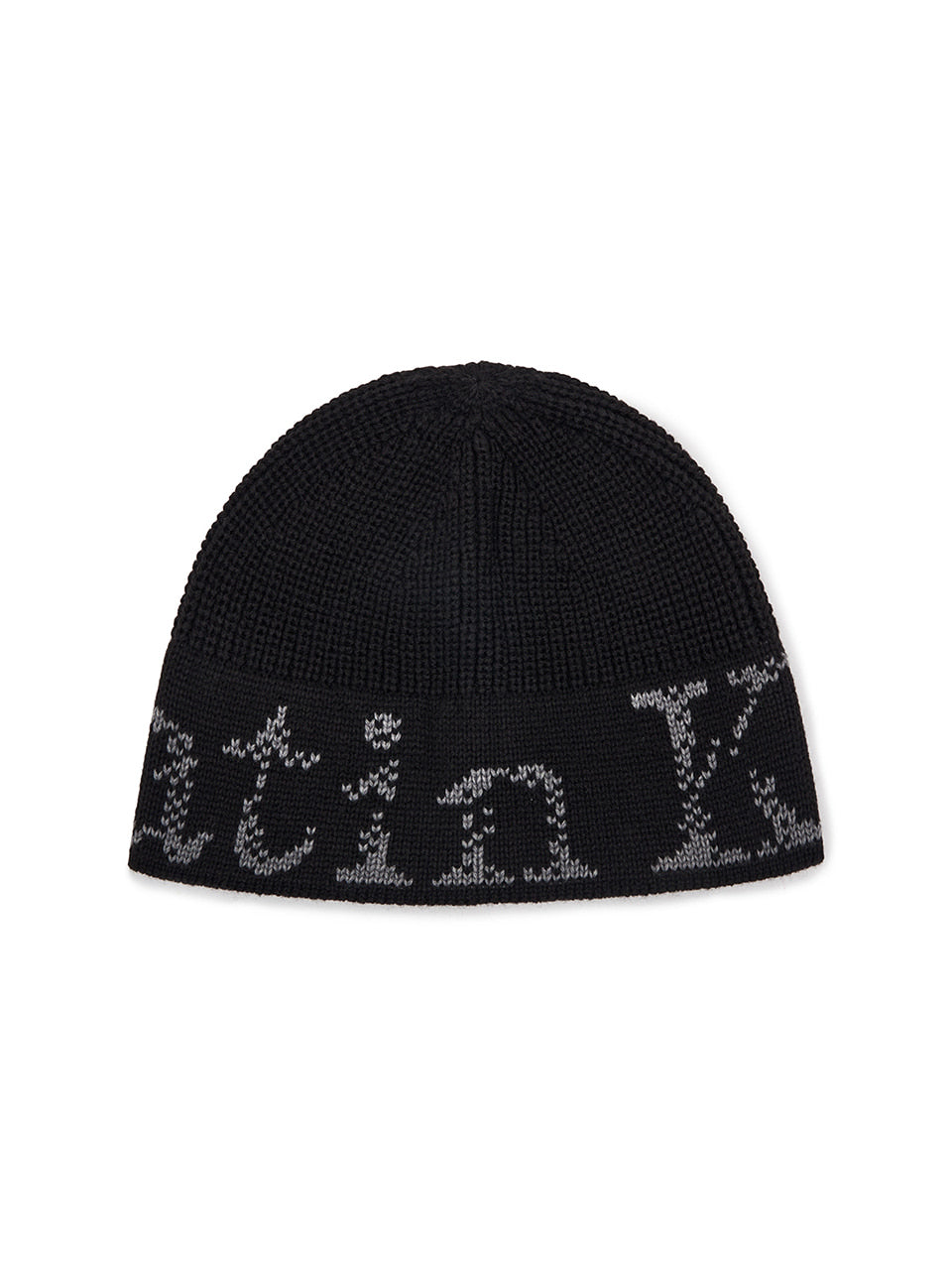 Matin Kim - Cracked Logo Bucket Beanie (Black) product image 1 | TRAB K-Fashion Australia