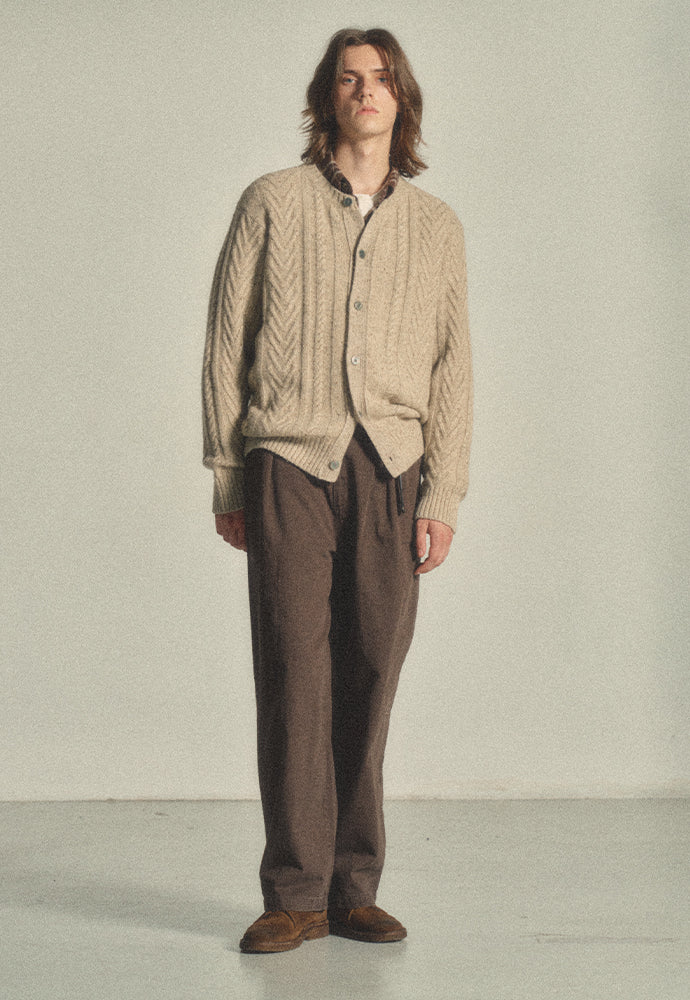 Art if acts - Fisherman Cable Cardigan (Natural) product image 3 | TRAB K-Fashion Australia
