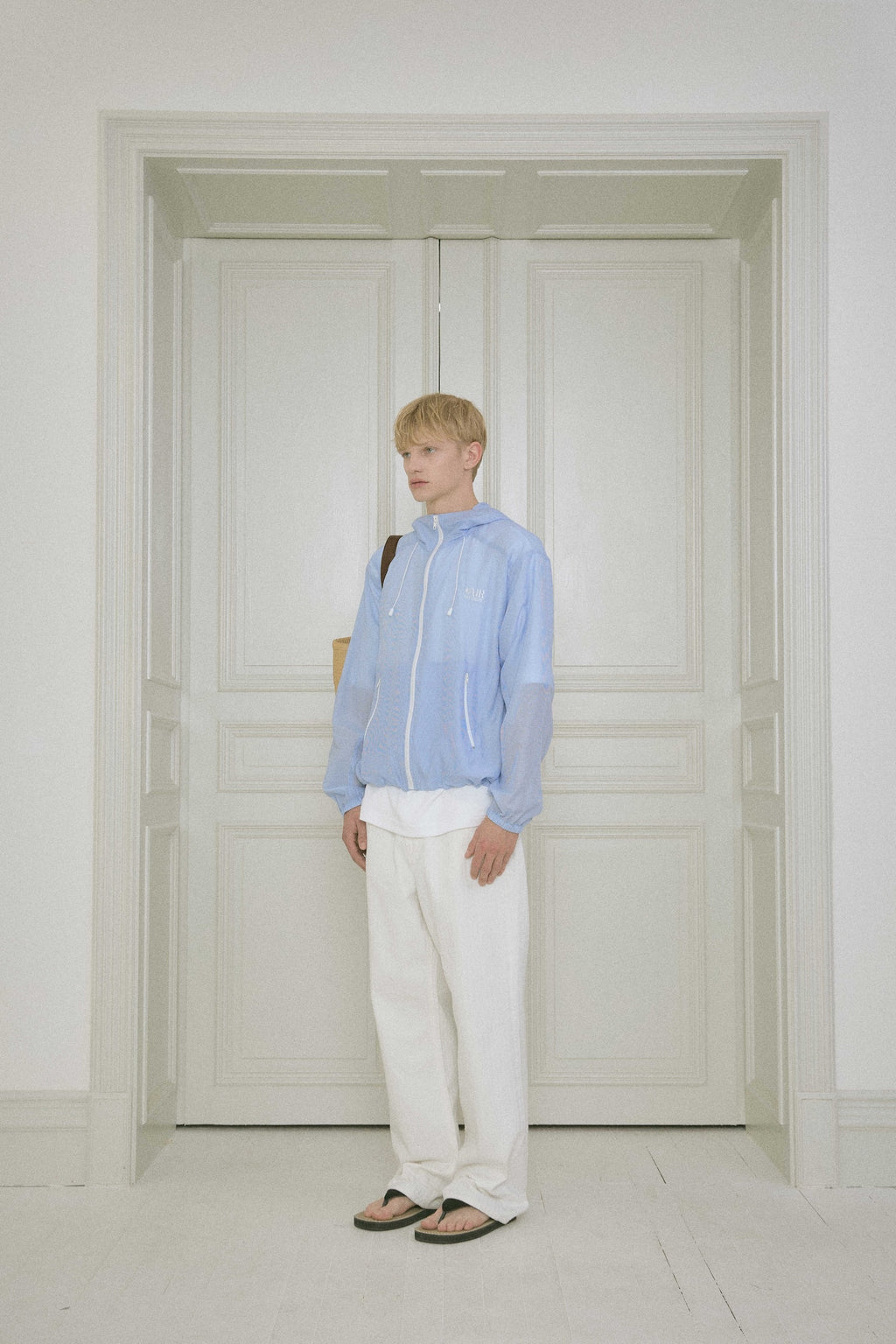 Stu - Stripe Windbreaker (Blue) product image 2 | TRAB K-Fashion Australia