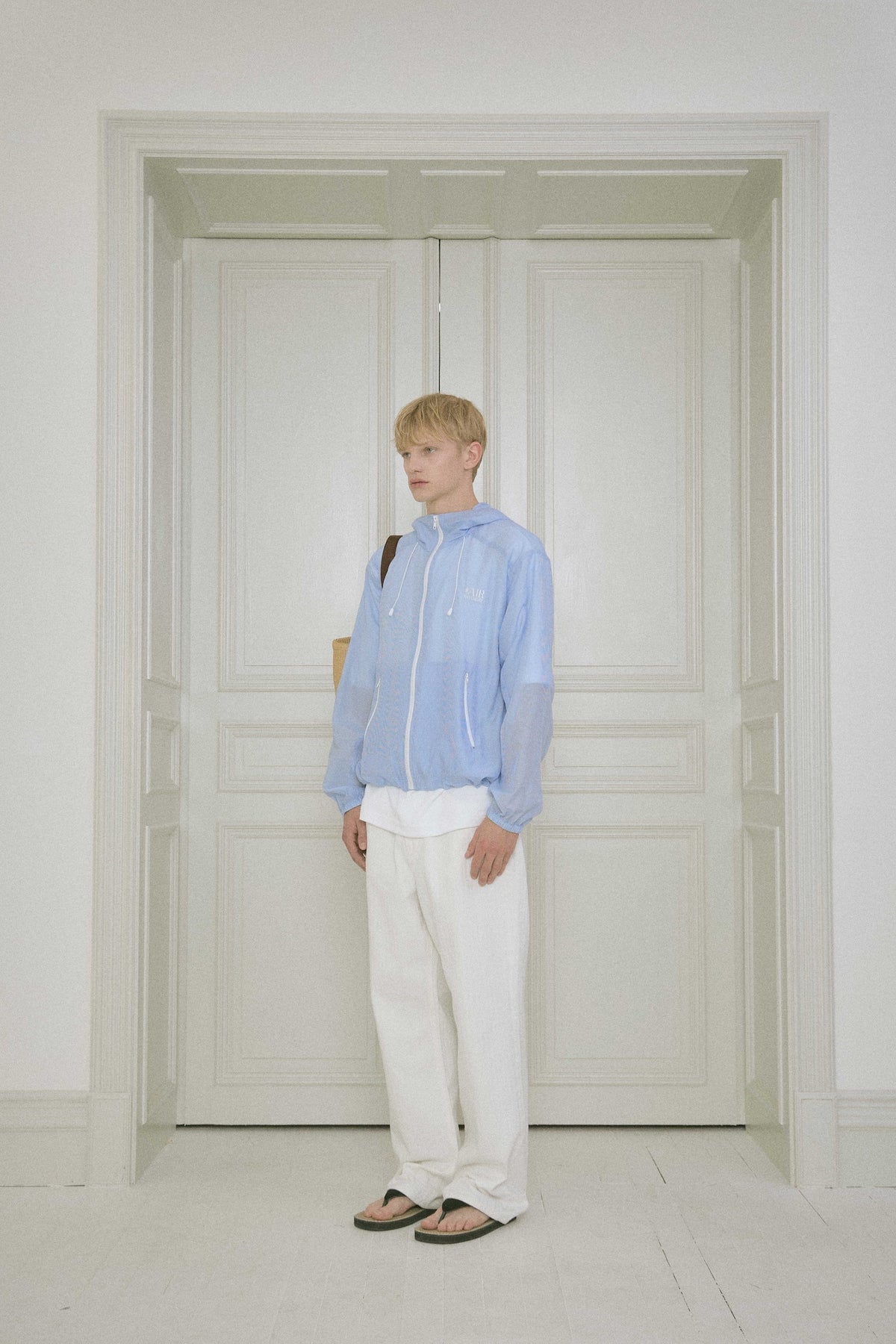 Stu - Stripe Windbreaker (Blue) product image 2 | TRAB K-Fashion Australia