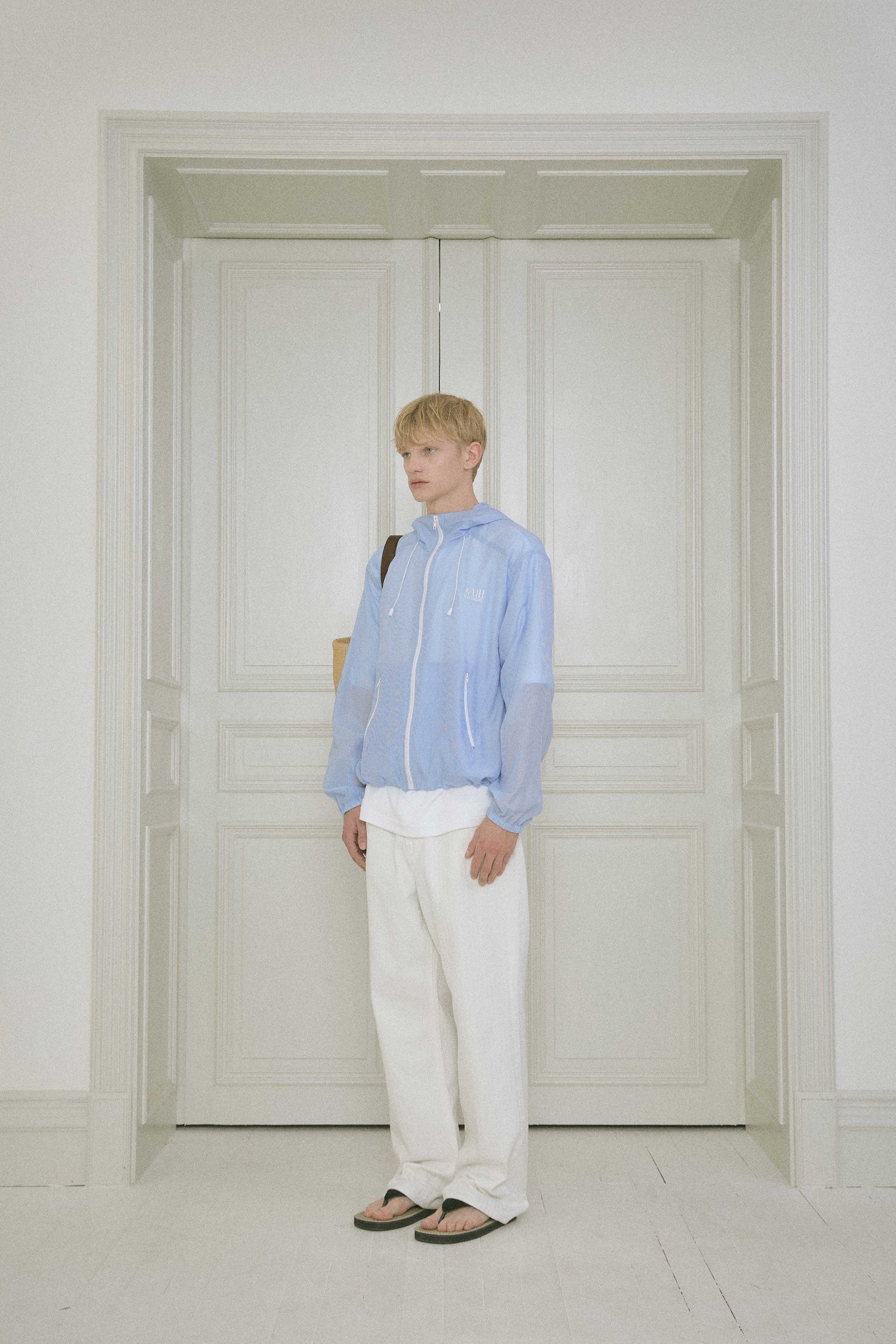 Stu - Stripe Windbreaker (Blue) product image 2 | TRAB K-Fashion Australia