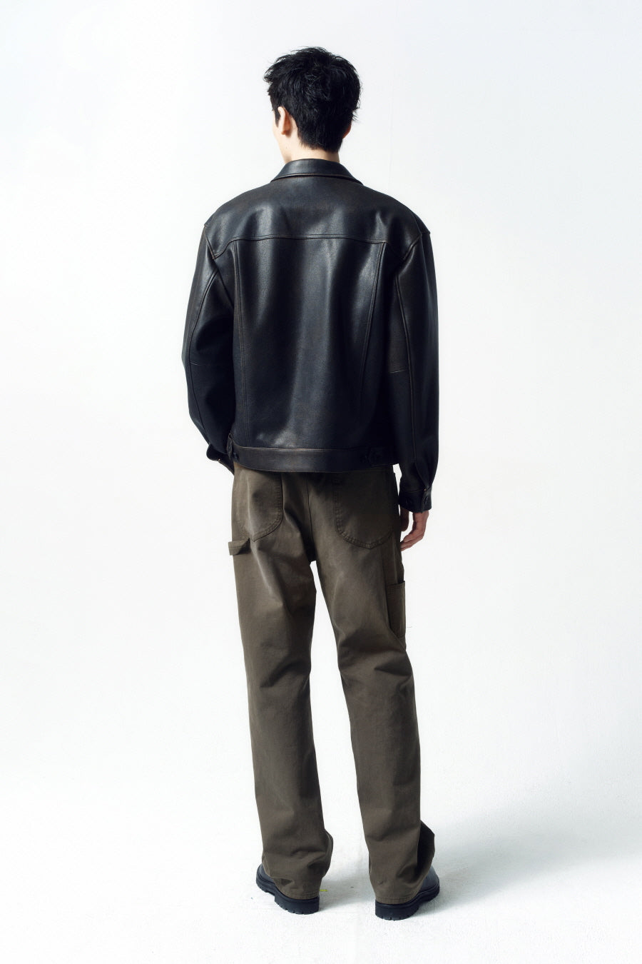 Insilence - Lambskin Jean Jacket (Patina Brown) product image 5 | TRAB K-Fashion Australia