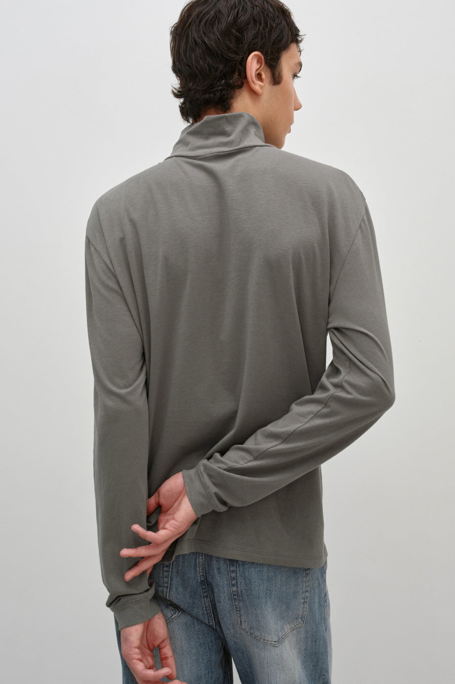 Insilence - High Neck Long Sleeve (Ash) product image 2 | TRAB K-Fashion Australia