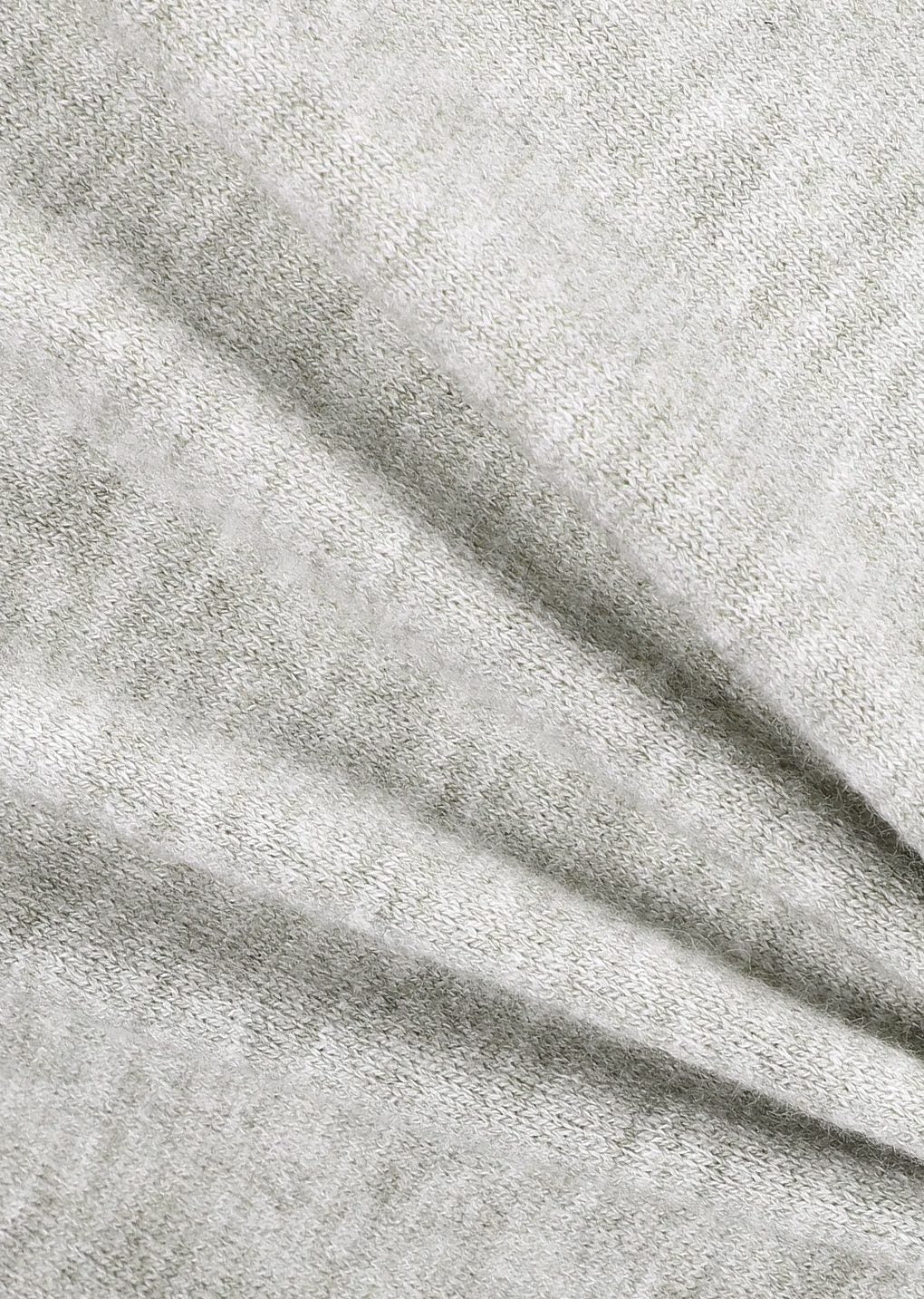 Amomento - Ribbed shirring knit maxi dress (Beige) product image 11 | TRAB K-Fashion Australia