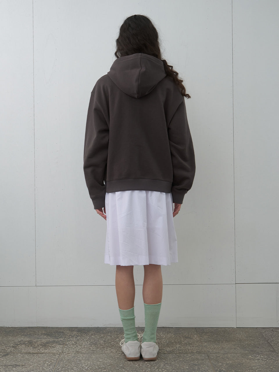Kijun - SORRY Zip-Up Hoodie (Charcoal) product image 4 | TRAB K-Fashion Australia