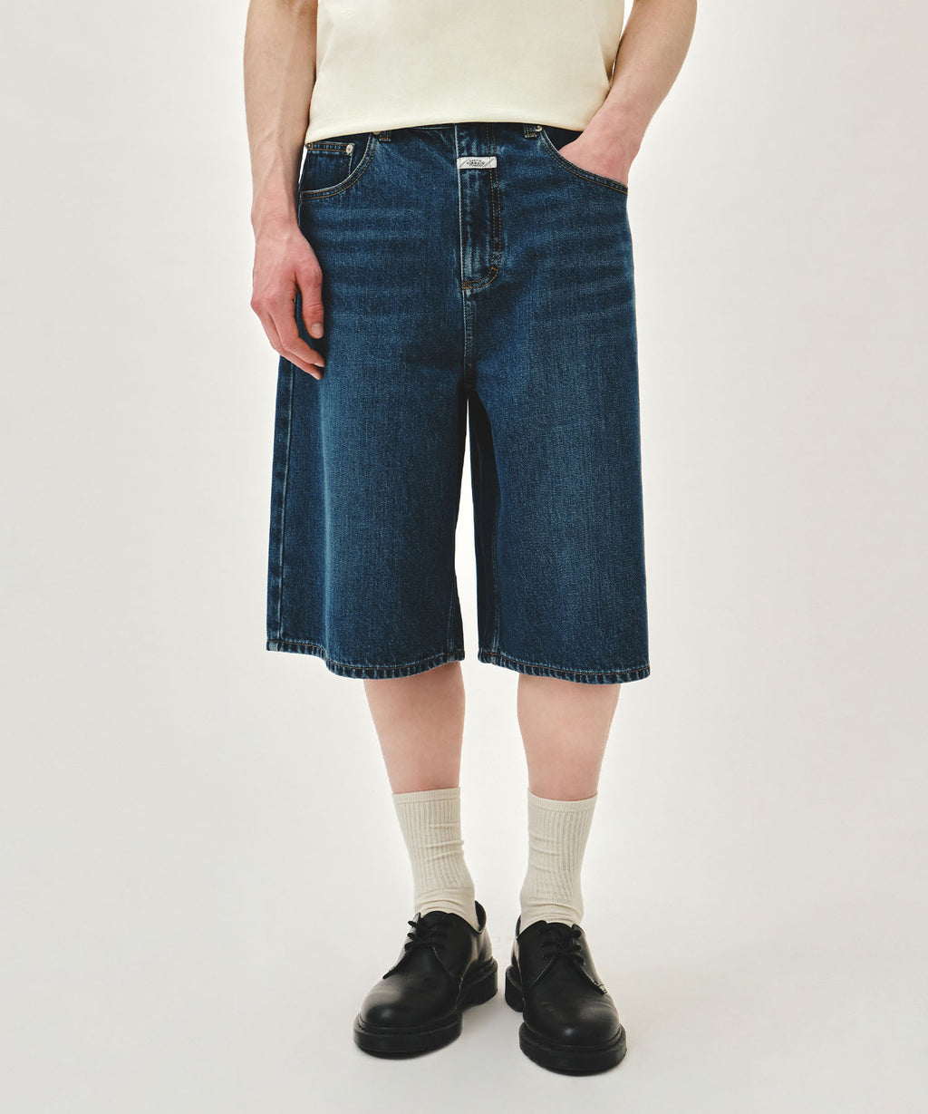 Marithe & Francois Girbaud - Bermuda Denim Pants (Blue) product image 1 | TRAB K-Fashion Australia