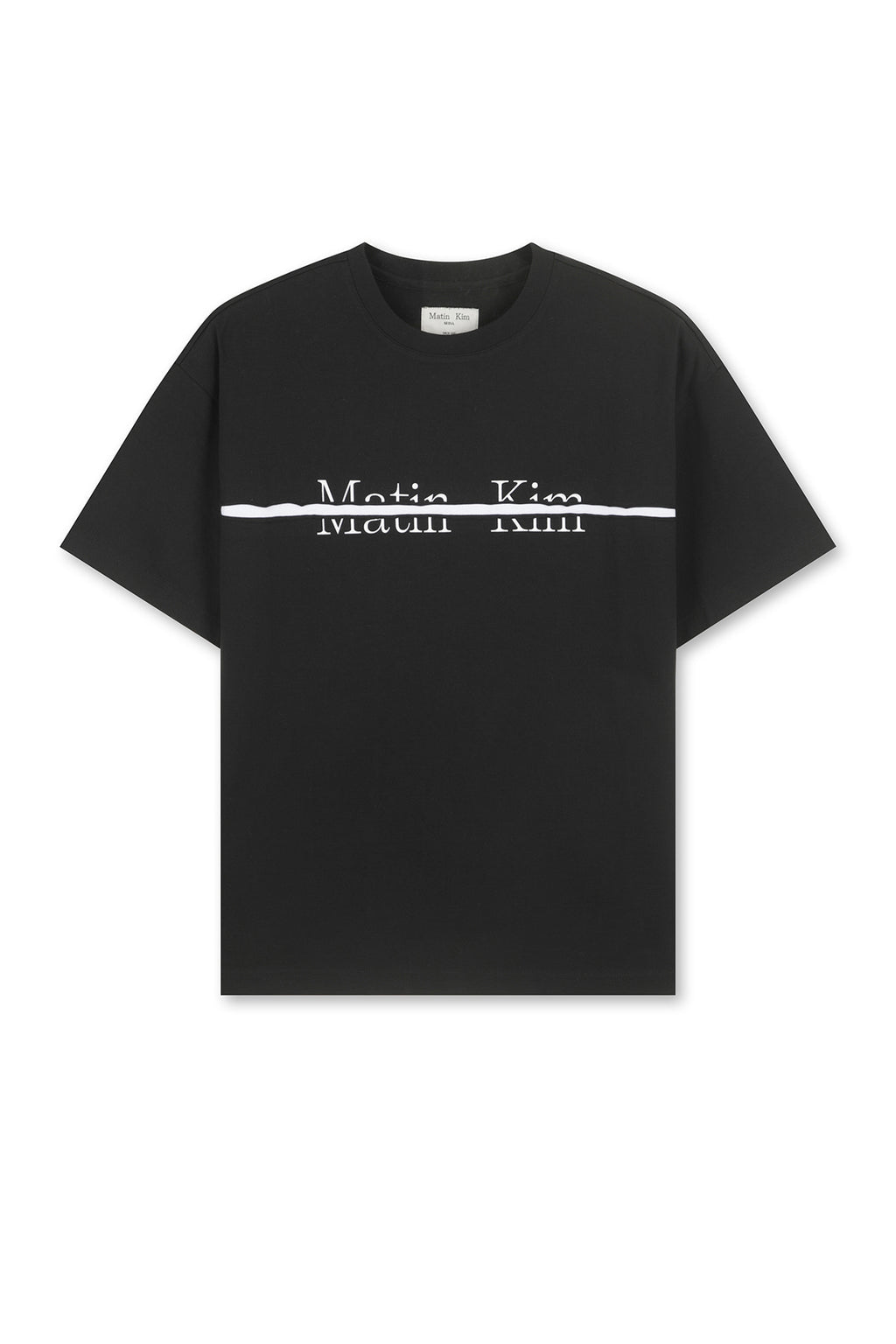 Matin Kim - Matin Kim Logo Cutted Layered Top (White) product image 6 | TRAB K-Fashion Australia