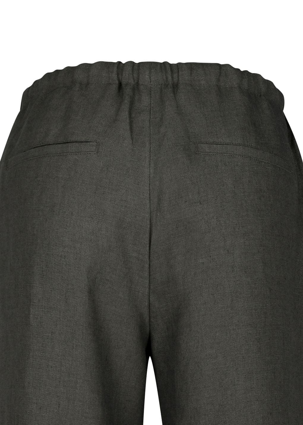 Amomento - Linen Banding Pants (Khaki Grey) product image 10 | TRAB K-Fashion Australia