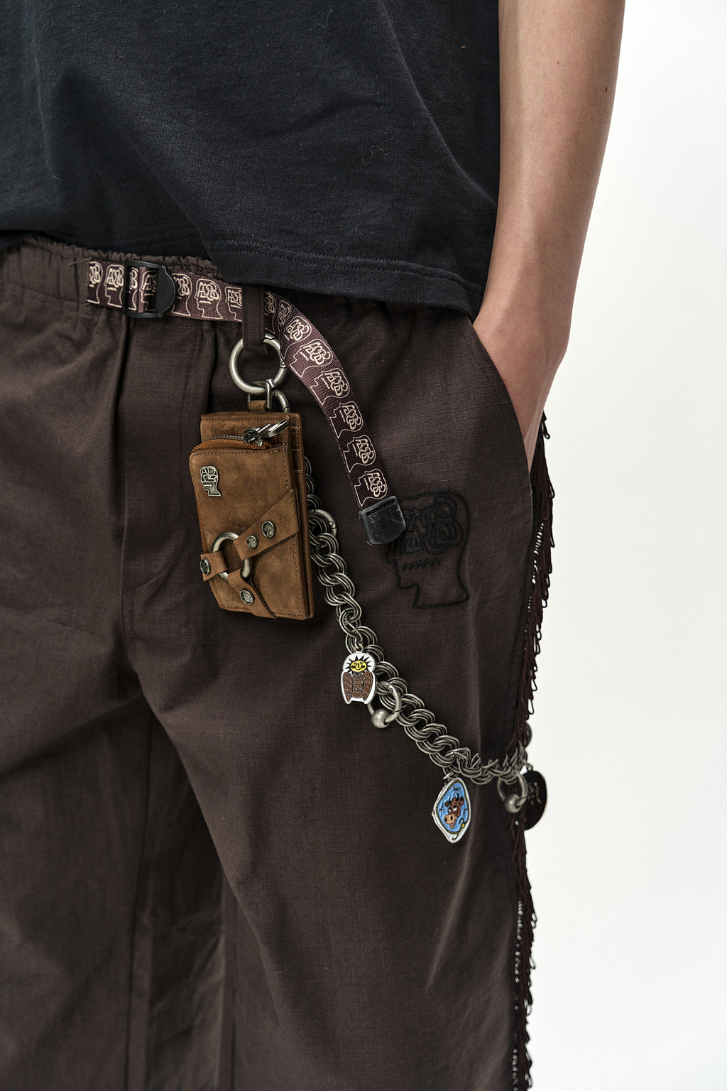 Andersson Bell - Andersson Bell X Brain Dead Keychain Wallet (Tan) product image 4 | TRAB K-Fashion Australia