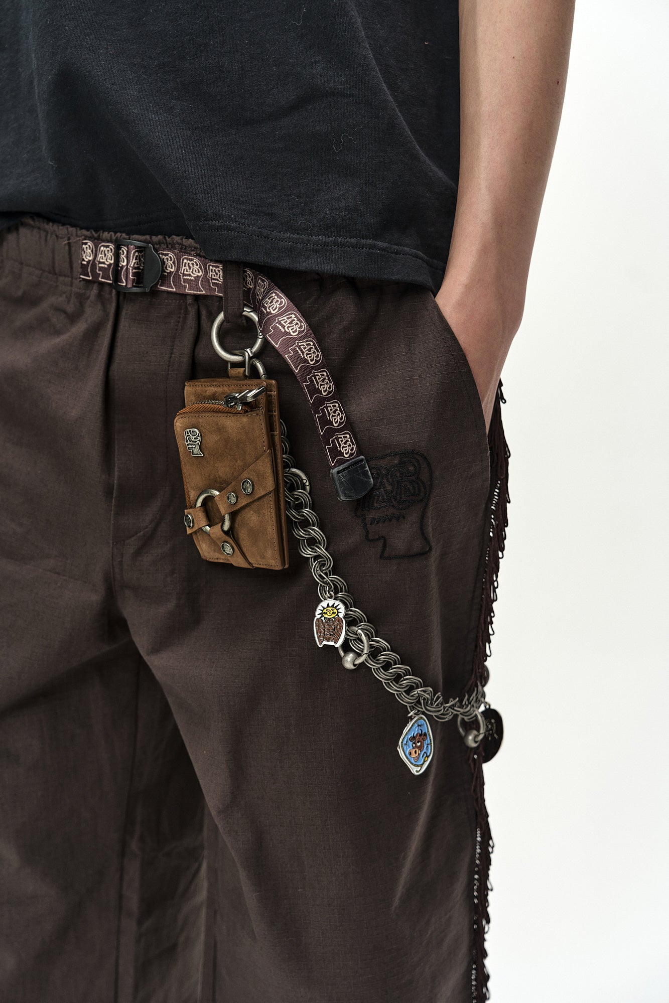Andersson Bell - Andersson Bell X Brain Dead Keychain Wallet (Tan) product image 4 | TRAB K-Fashion Australia