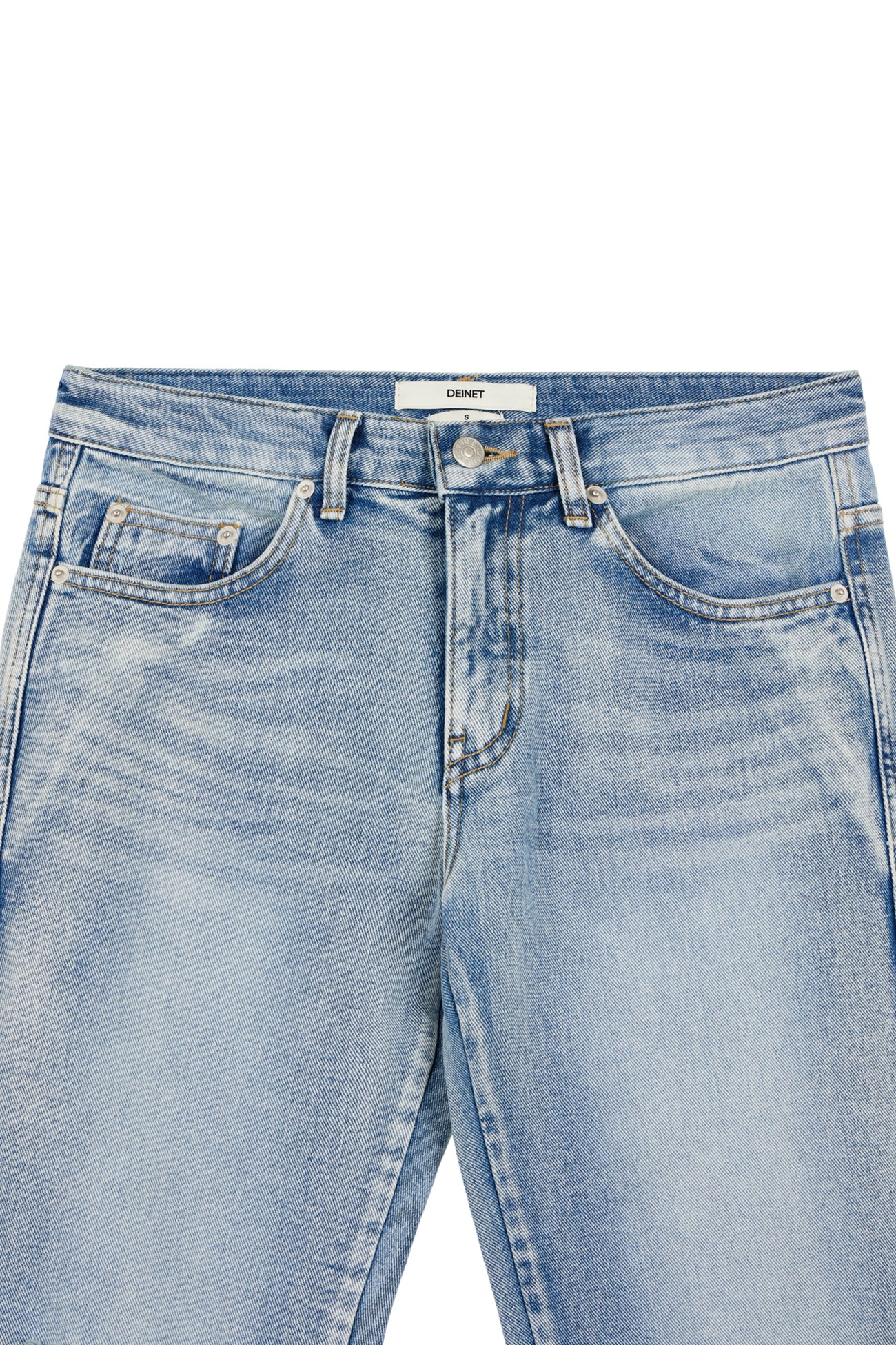 Deinet - Ripped Damage Boots Cut Denim (Blue) product image 12 | TRAB K-Fashion Australia