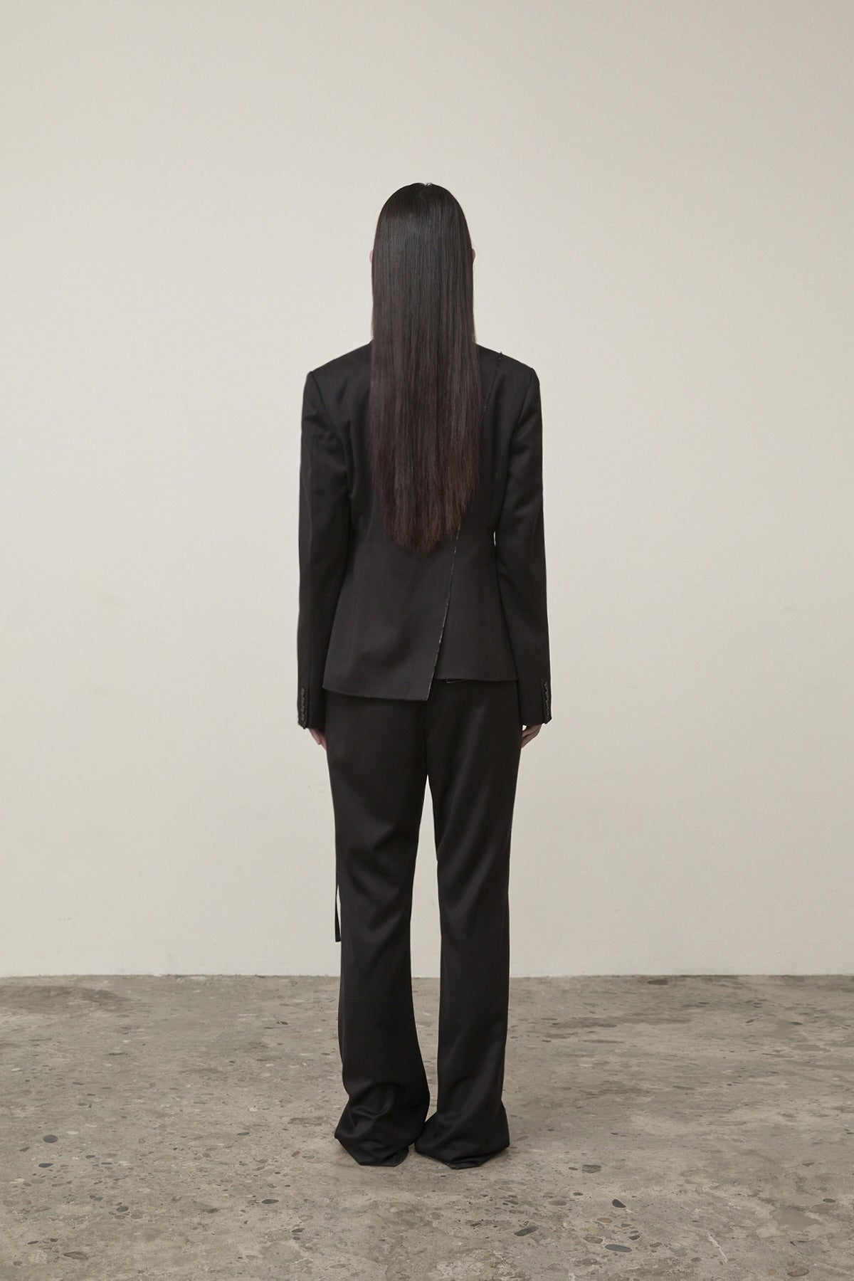 Matin Kim - Cut Out Point String Trouser (Black) product image 8 | TRAB K-Fashion Australia