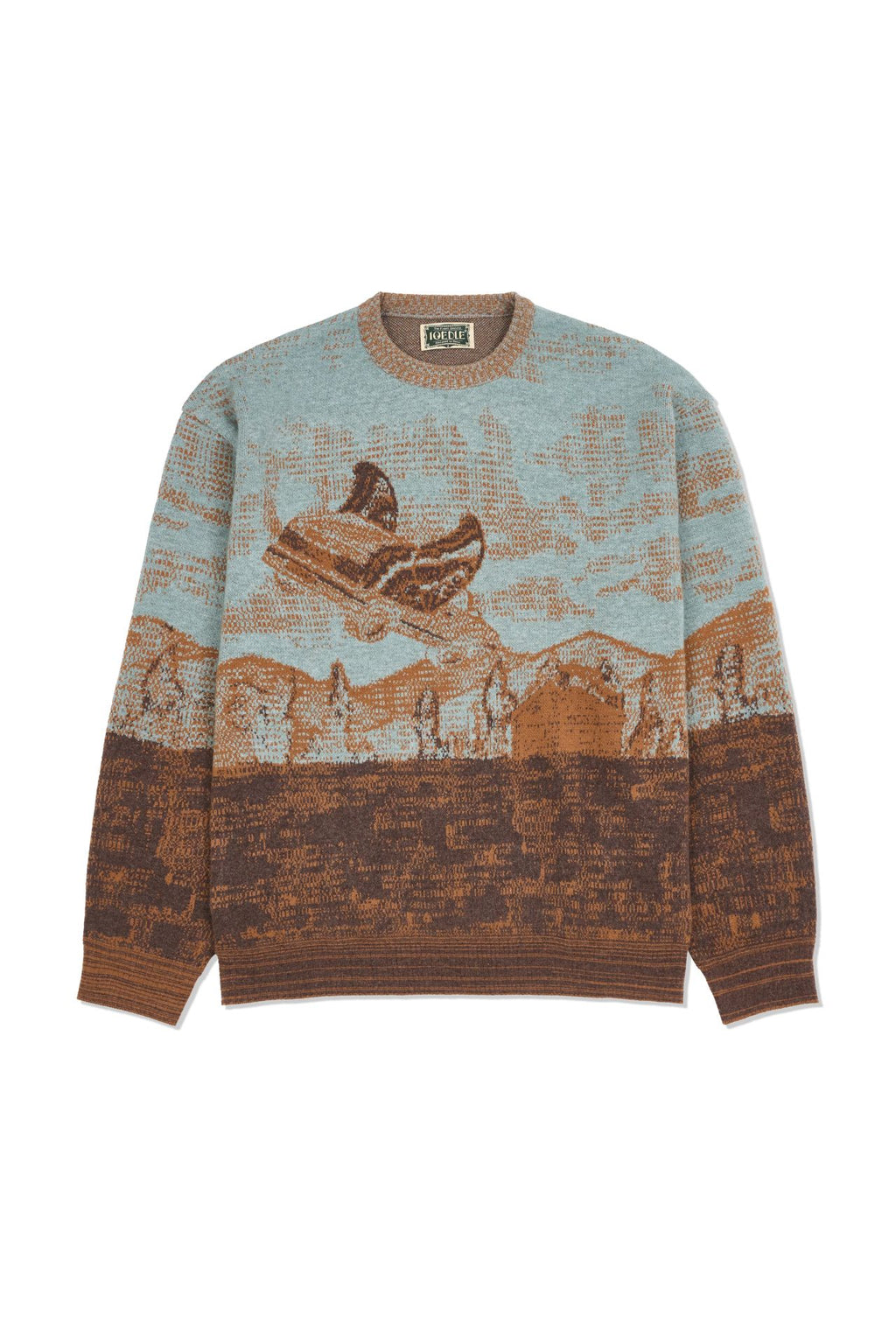 Ioedle - Night Guide Jacquard Knit (Sky Blue) product image 2 | TRAB K-Fashion Australia