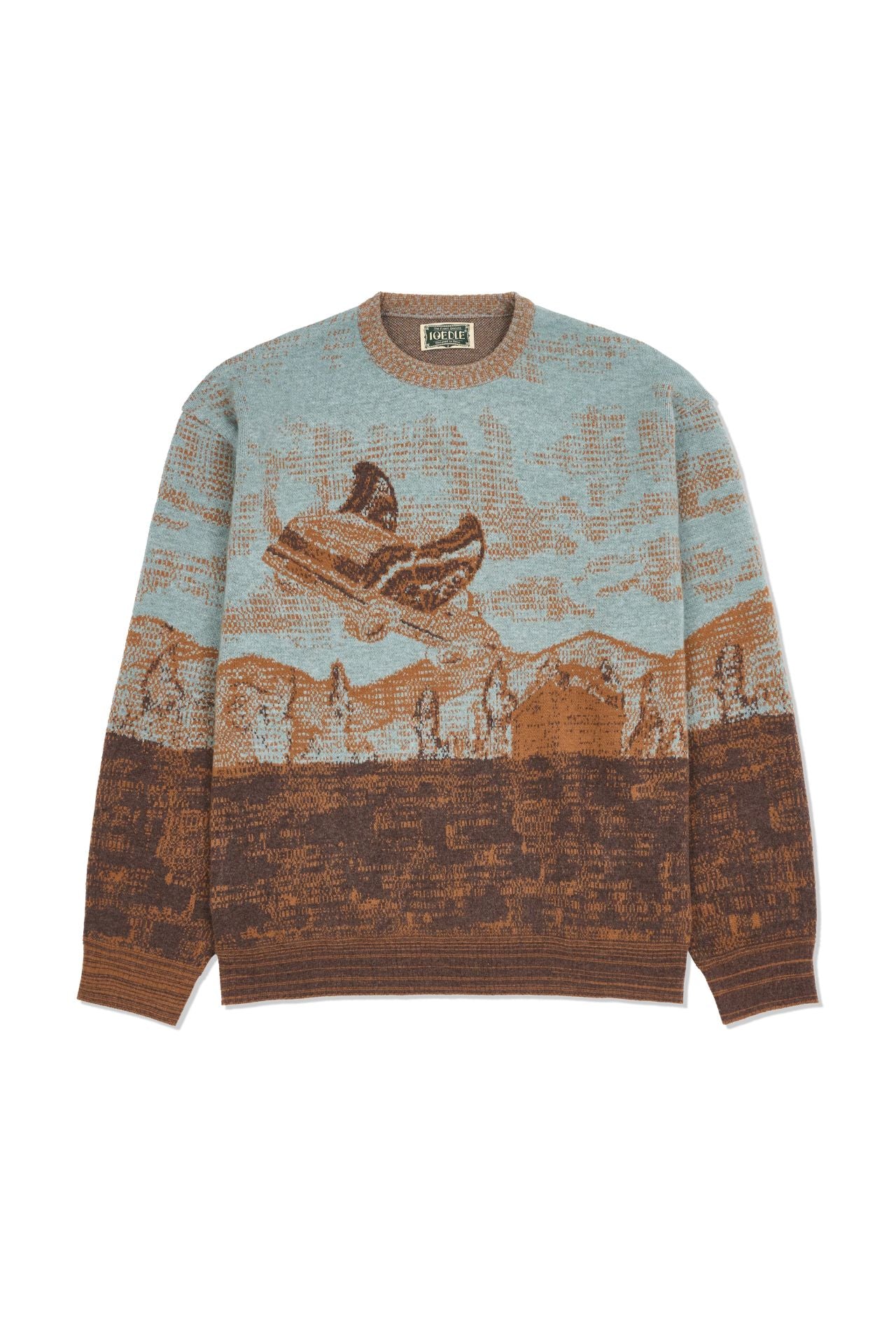 Ioedle - Night Guide Jacquard Knit (Sky Blue) product image 2 | TRAB K-Fashion Australia
