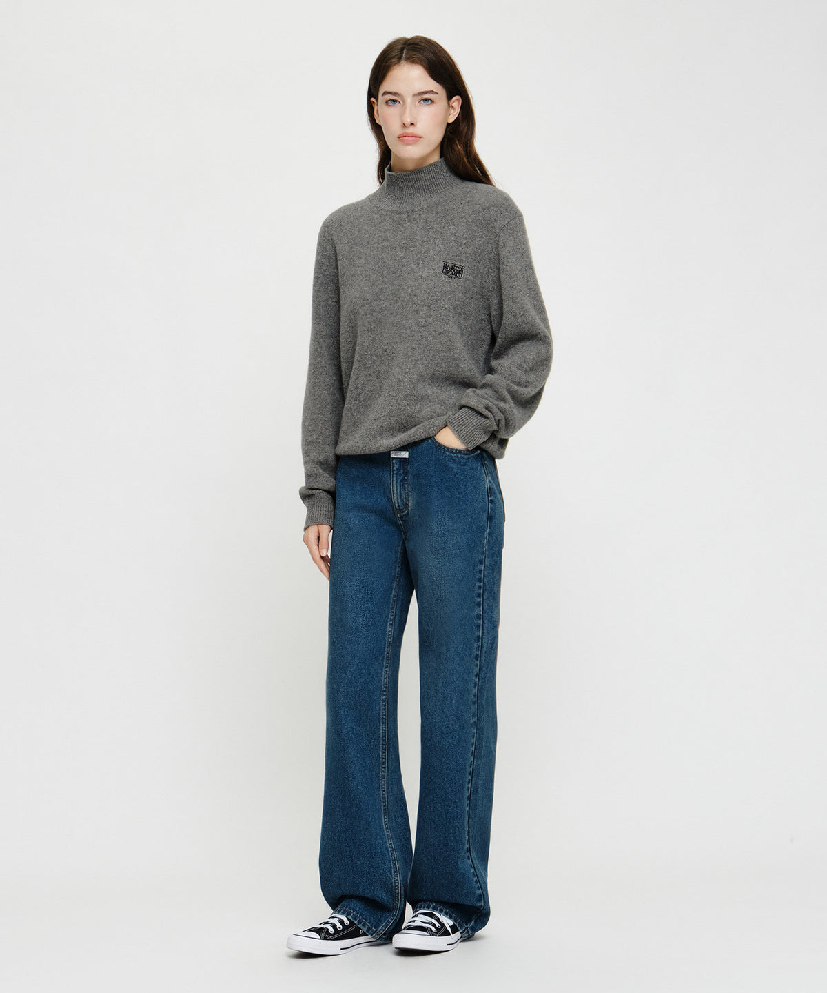 Marithe & Francois Girbaud - [Pre-order – Ships 19 Oct] Straight Denim Pants (Blue) product image 4 | TRAB K-Fashion Australia