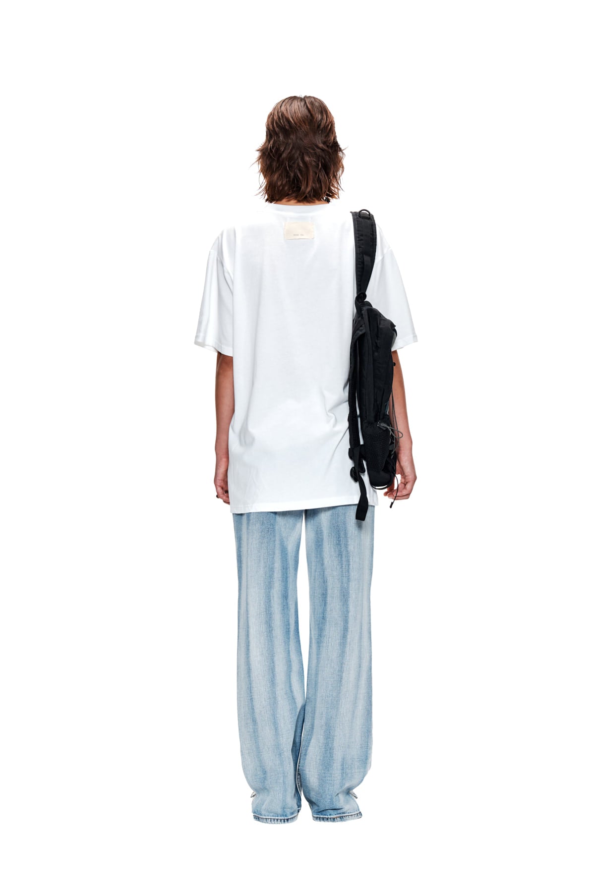 Matin Kim - Matin Logo Shirring Top (White) product image 7 | TRAB K-Fashion Australia