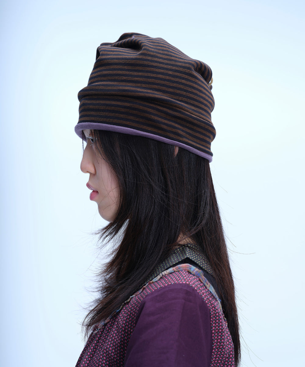 Coyseio - Reversible Drawstring Beanie (Purple) product image 7 | TRAB K-Fashion Australia