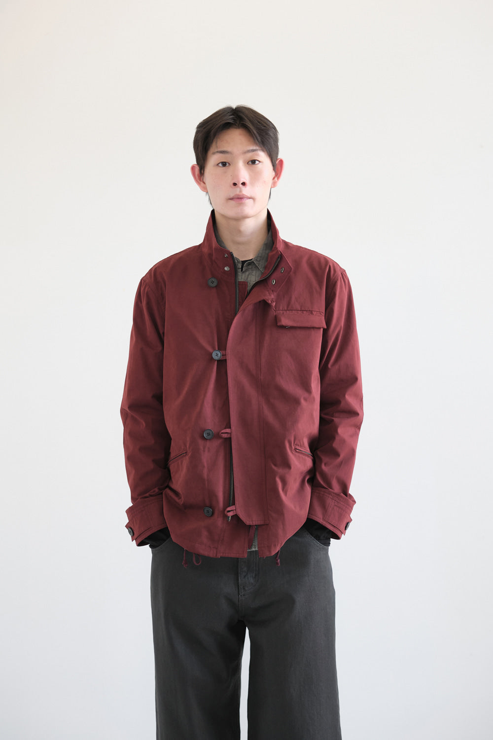 Hatchingroom - Regular Parka (Dark Red) product image 8 | TRAB K-Fashion Australia