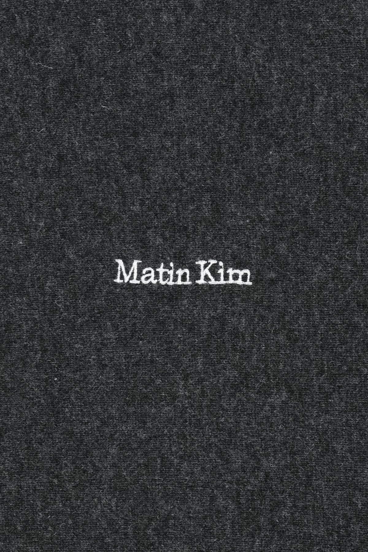 Matin Kim - Wrap Tie Knit Pullover (Charcoal) product image 5 | TRAB K-Fashion Australia