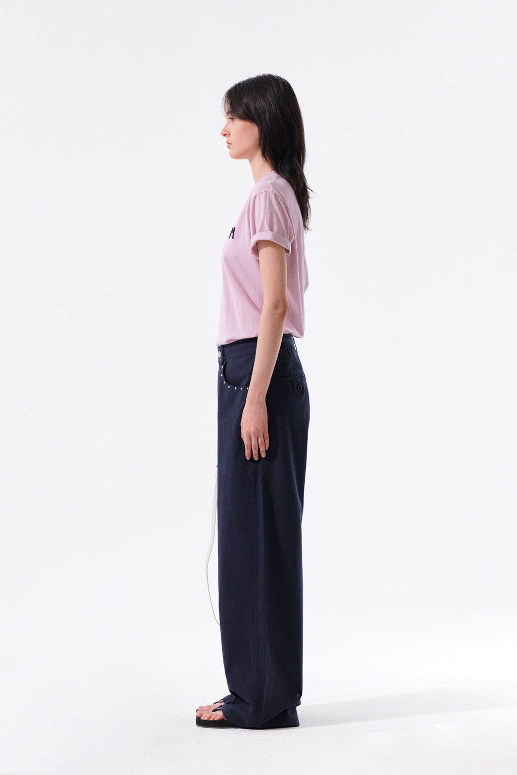 Matin Kim - Applique Felt Logo Top (Pink) product image 6 | TRAB K-Fashion Australia