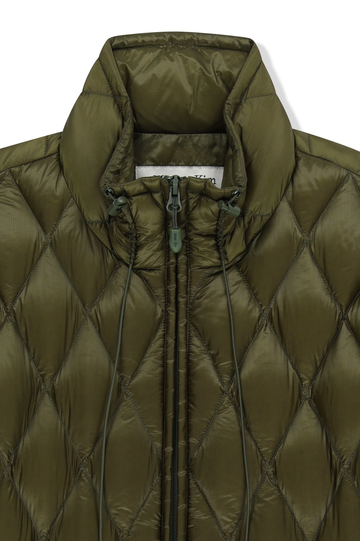 Matin Kim - Mix Quilted Light Down Jumper (Khaki) product image 4 | TRAB K-Fashion Australia