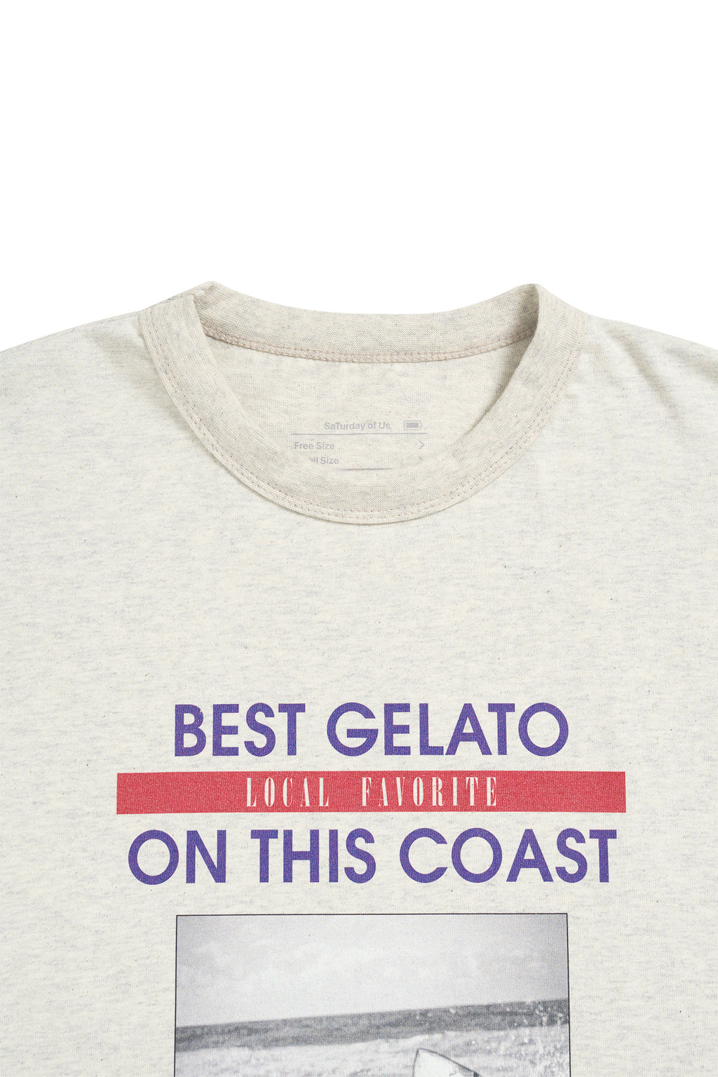 STU - Icecream T-shirt (Melange Grey) product image 10 | TRAB K-Fashion Australia