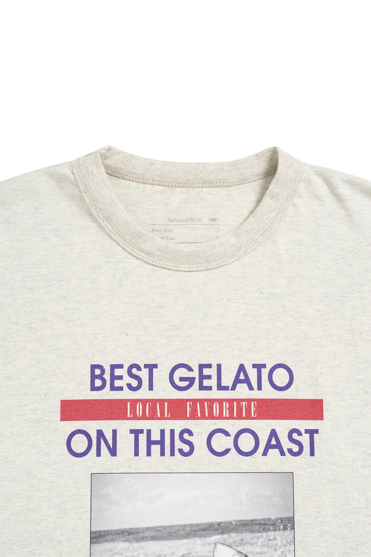 STU - Icecream T-shirt (Melange Grey) product image 10 | TRAB K-Fashion Australia