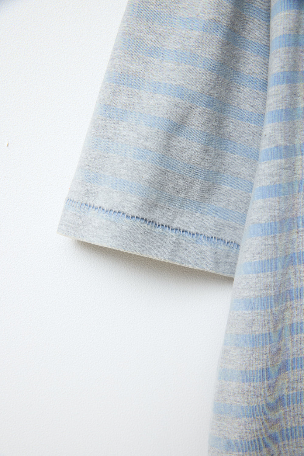 Hatchingroom - VTG Bold Stripe Pocket Tee Sky (Blue) product image 5 | TRAB K-Fashion Australia