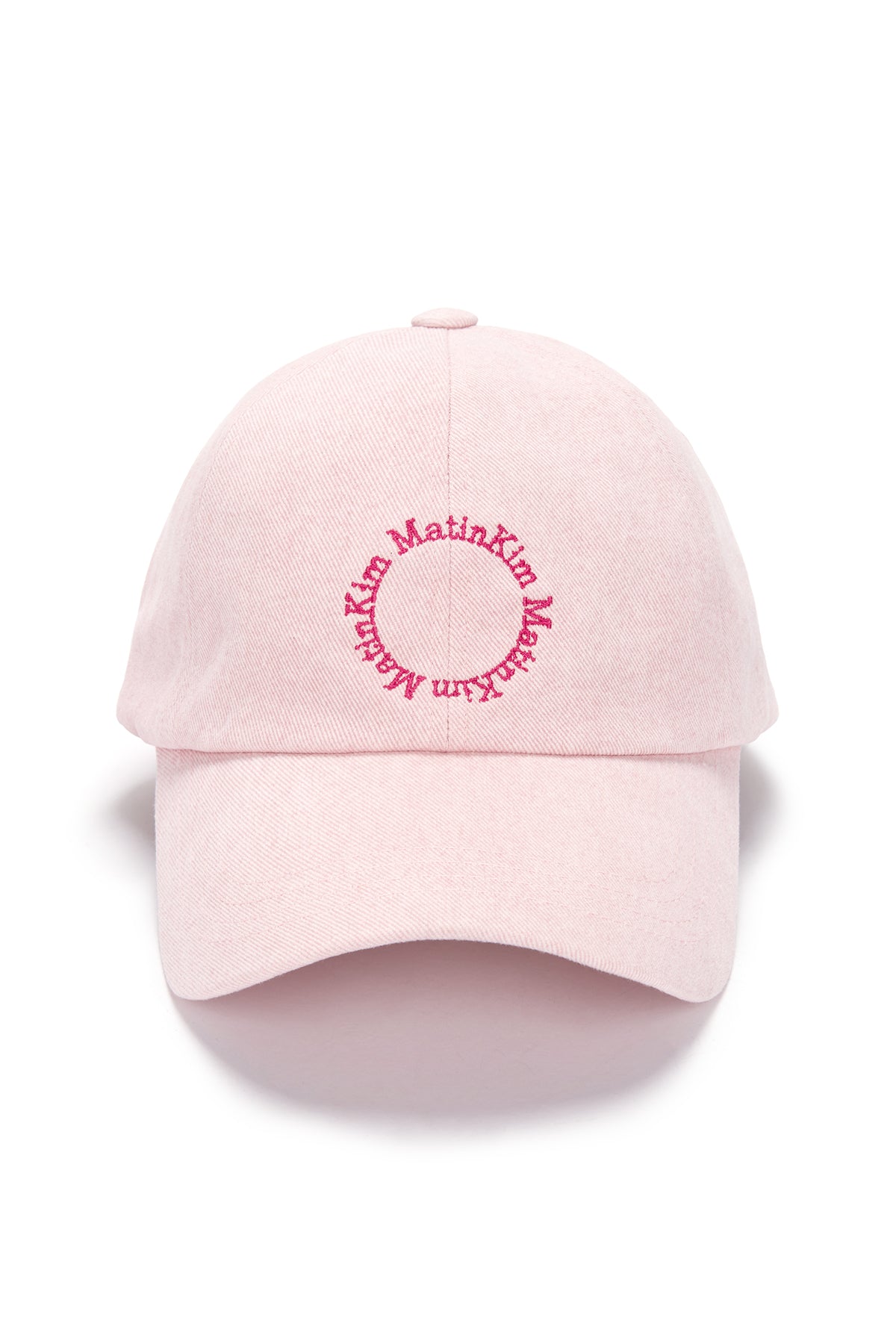 Matin Kim - Macaron Logo Ball Cap (Light Pink) product image 1 | TRAB K-Fashion Australia