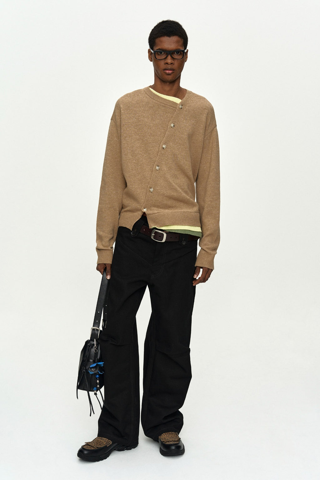 Andersson Bell - Layered Cardigan (Camel) product image 1 | TRAB K-Fashion Australia