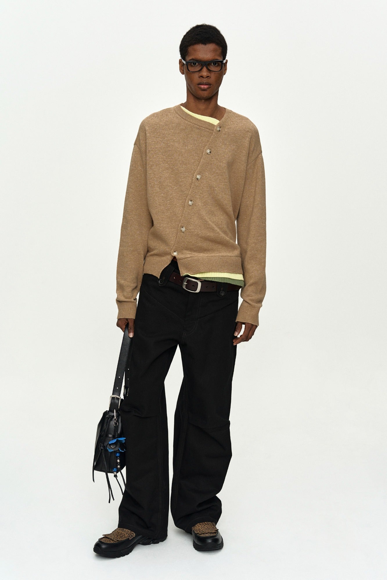 Andersson Bell - Layered Cardigan (Camel) product image 1 | TRAB K-Fashion Australia
