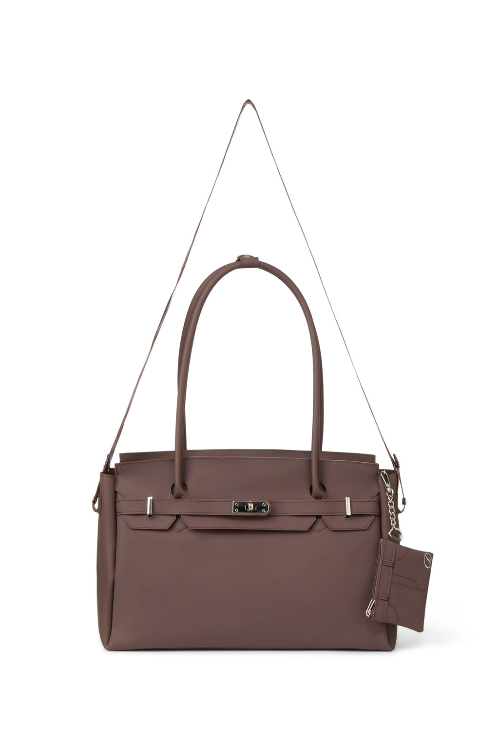 Deinet - [free Card Wallet] Jelly Two-Way Big Bag (Brown) product image 5 | TRAB K-Fashion Australia